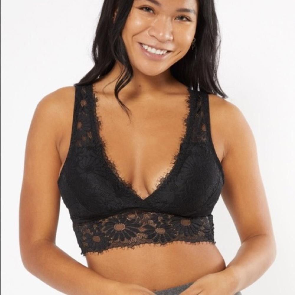 rue21 Rue 21 Black Floral Lace Bralette Size ONE SIZE - 1 Thumbnail