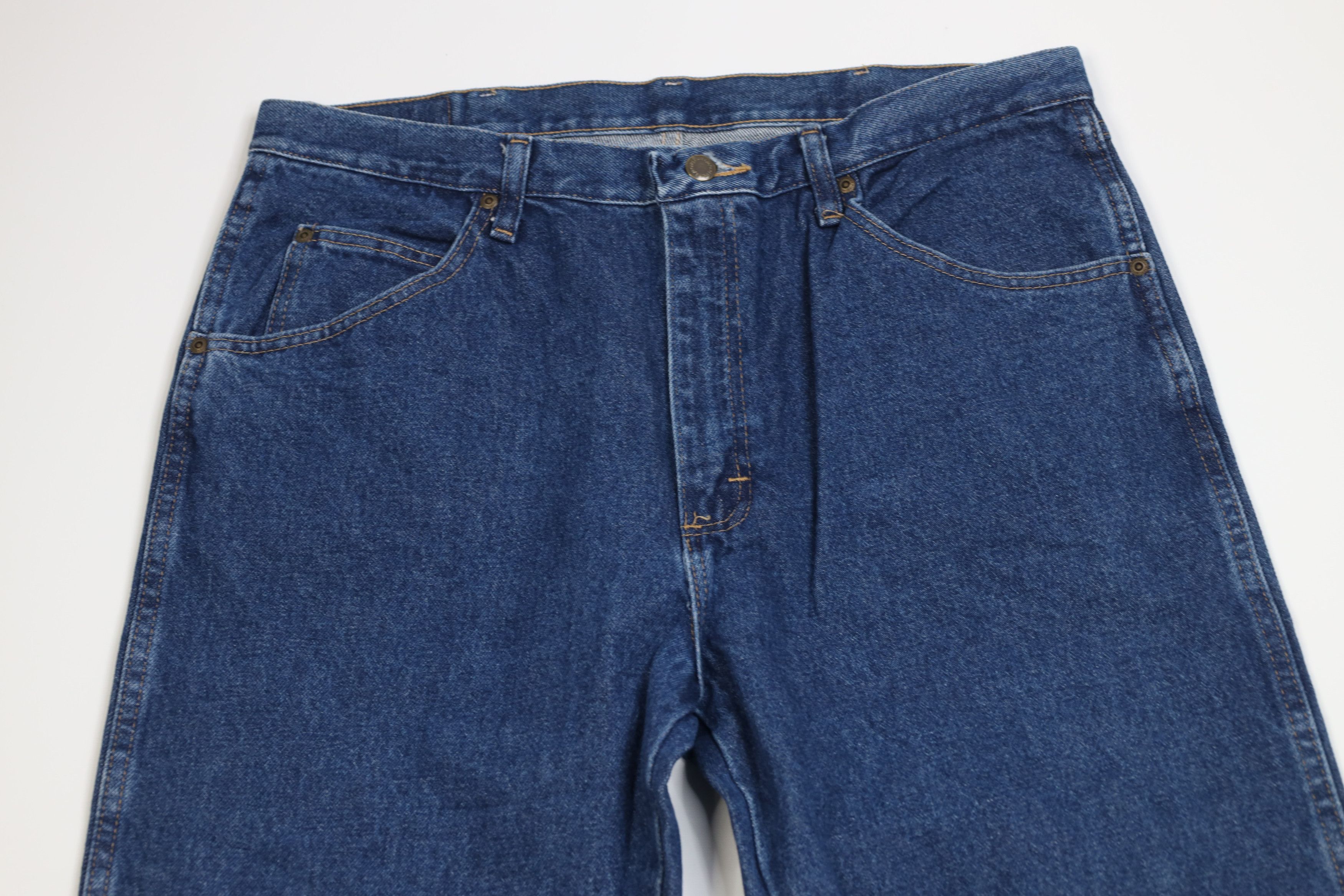 Wrangler Deadstock Vintage Y2K Wrangler Fit Straight Leg Denim Jeans Size US 36 / EU 52 - 2 Thumbnail