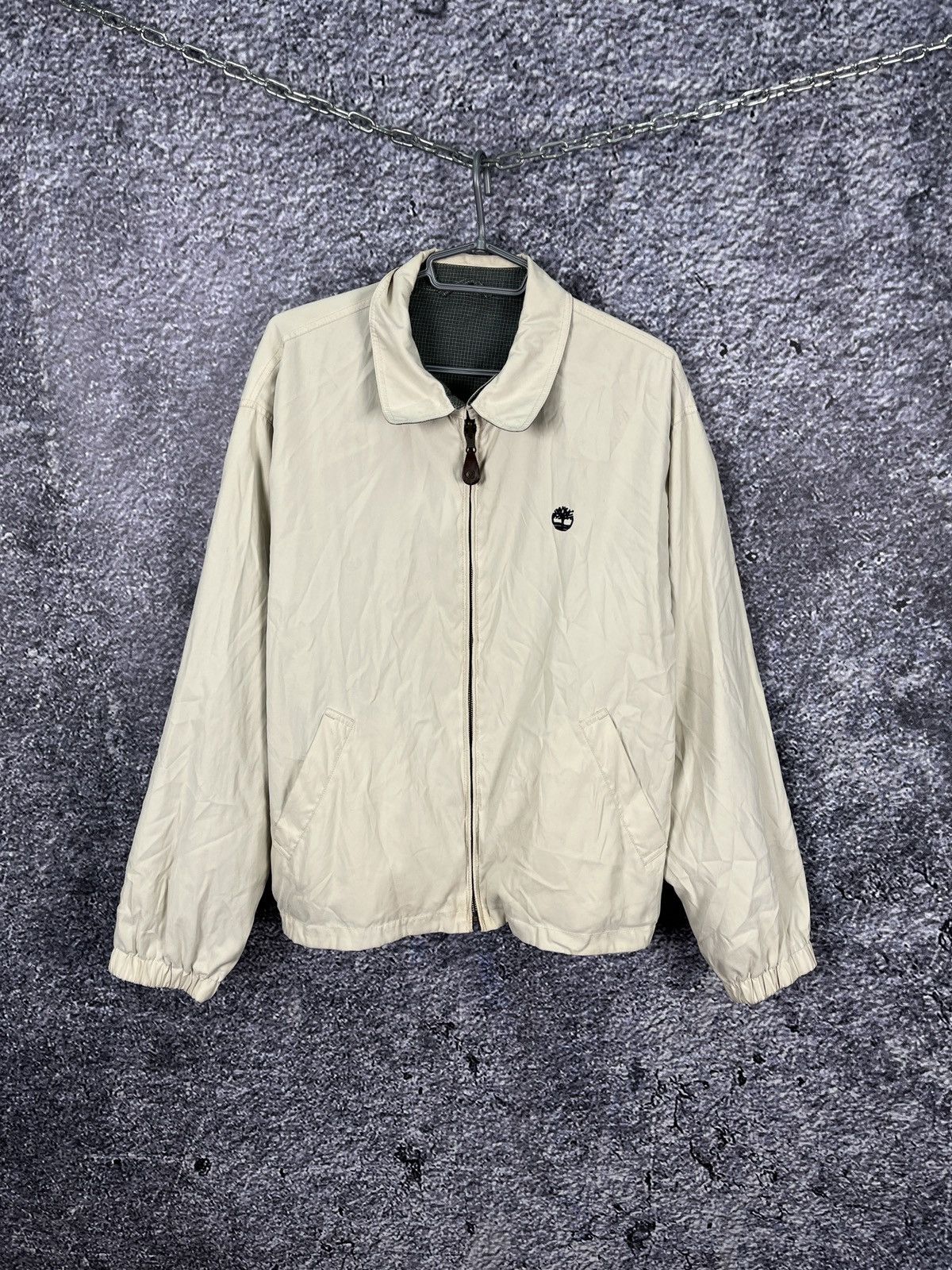 Timberland Timberland Vintage 90s Full Zip Bomber Reversible Jacket ...