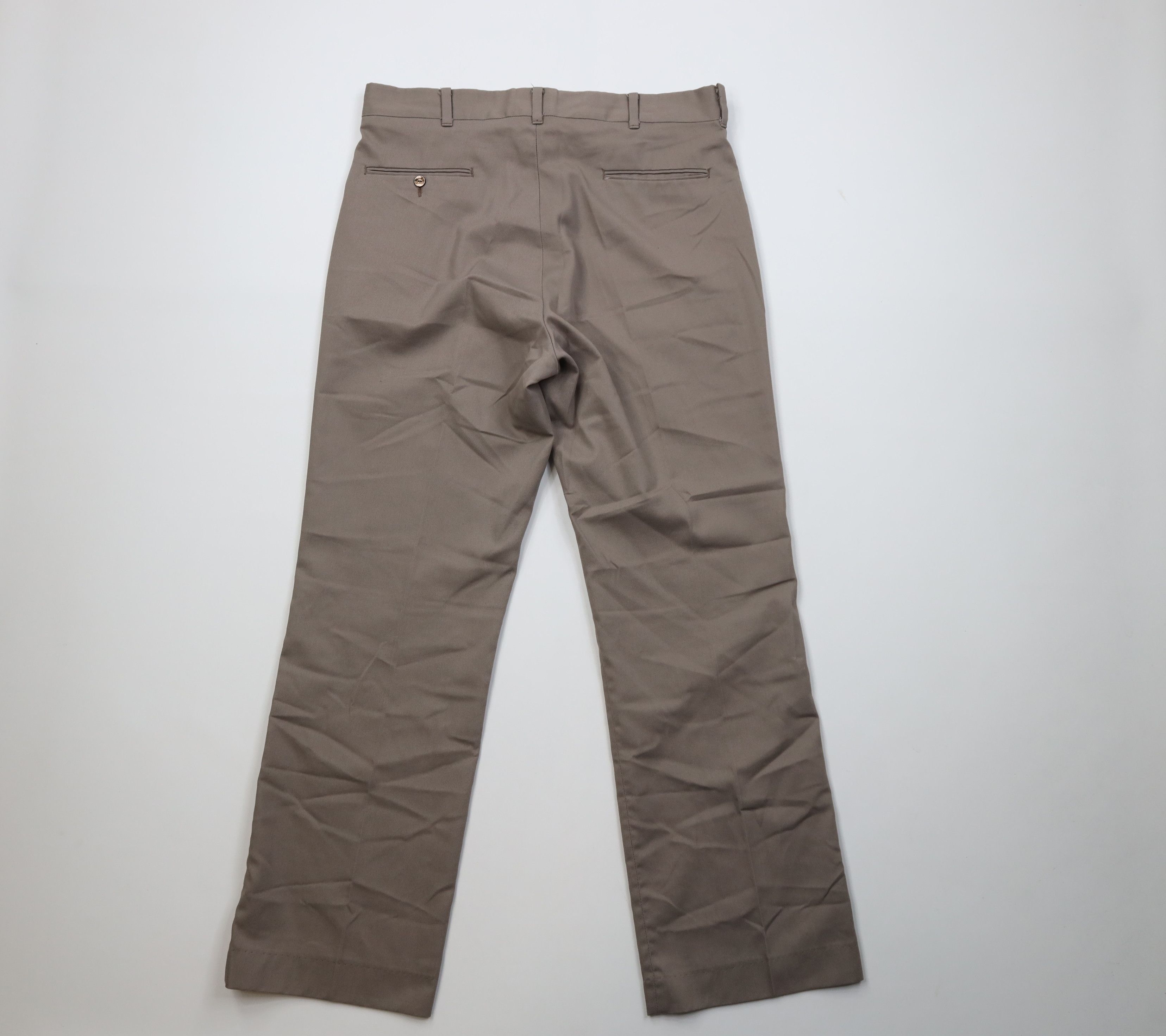 Vintage Vintage 70s Streetwear Blend Wide Leg Chino Pants USA Size US 34 / EU 50 - 9 Thumbnail