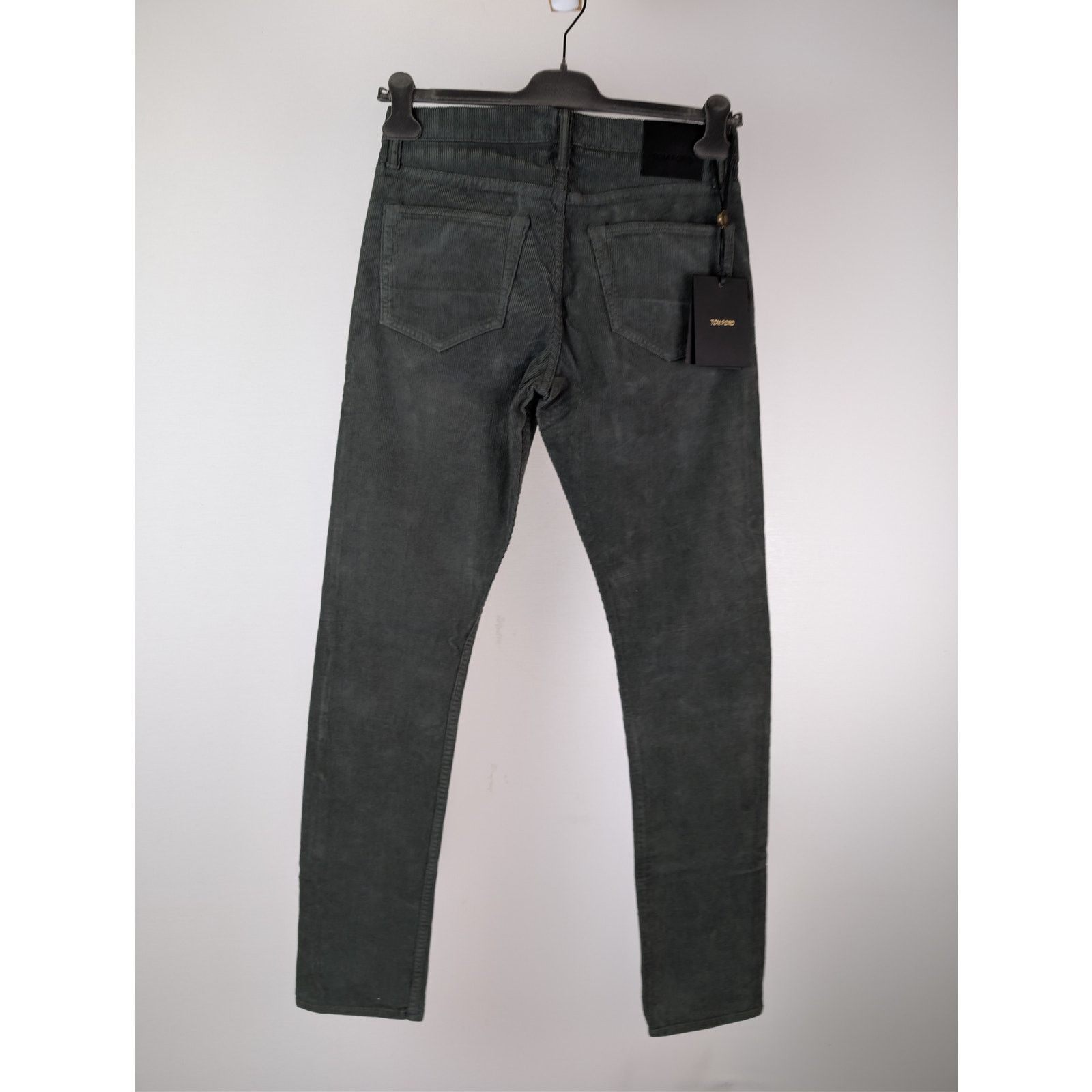 Tom Ford o1rshd1 Slim Fit Denim Jeans in Slate Green Size US 30 / EU 46 - 10 Thumbnail