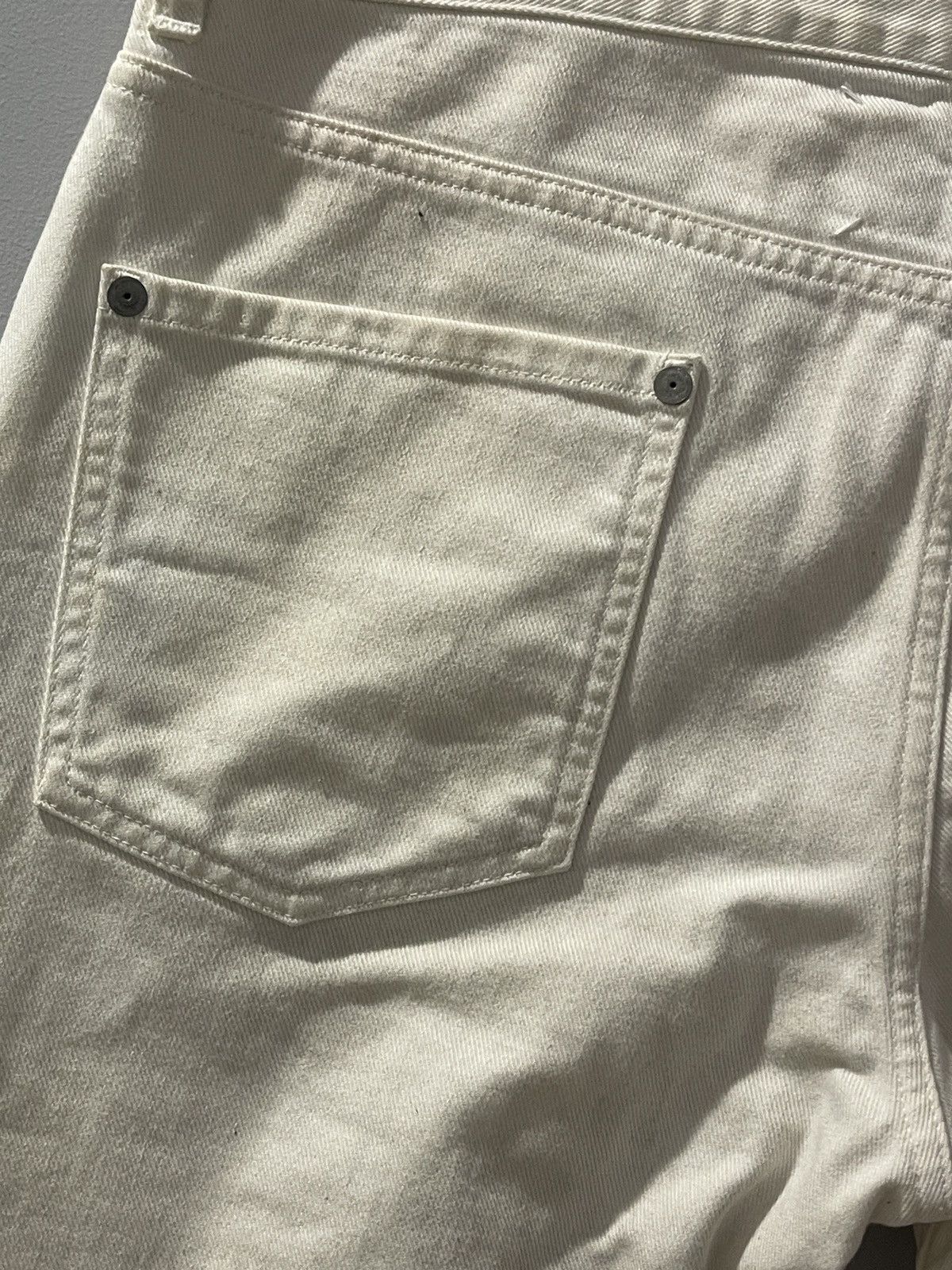 Maison Margiela Maison Margiela White jeans Size US 33 - 20 Thumbnail