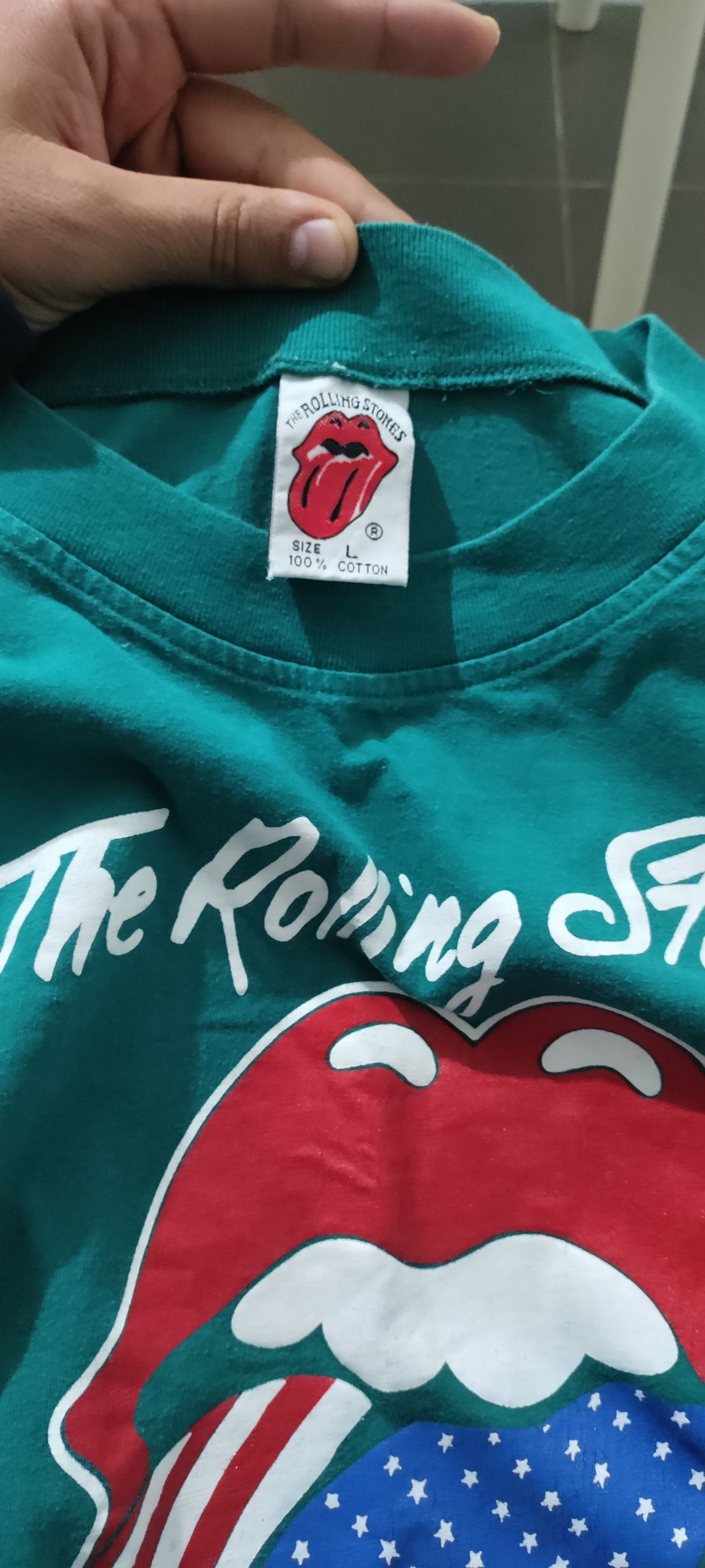 The Rolling Stones 90's Rolling stones t shirt Size US L / EU 52-54 / 3 - 4 Thumbnail