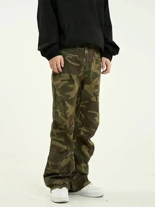 U.P.W.W. distressed camo utility flared pants Size US 30 / EU 46 - 3 Thumbnail