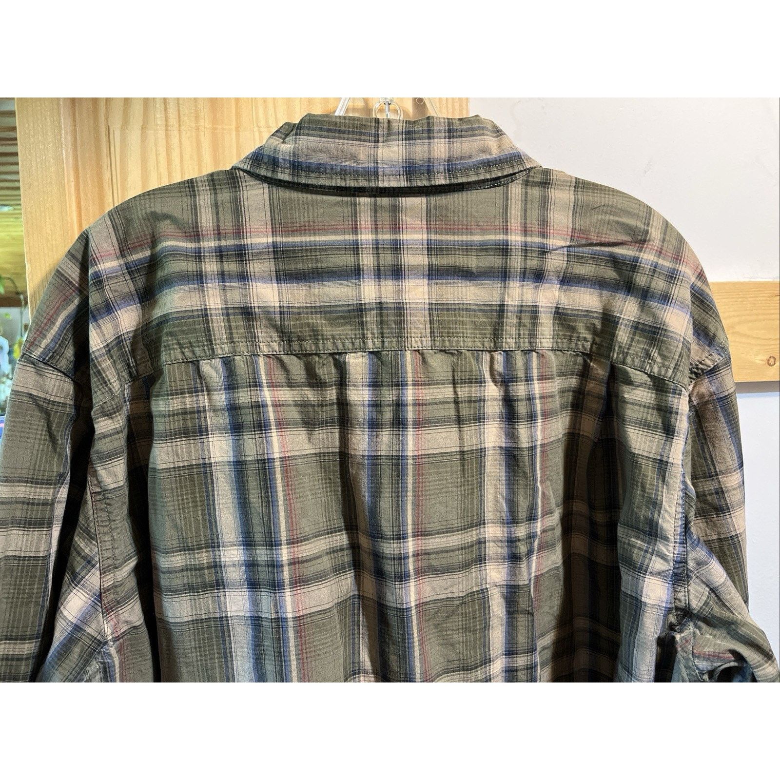 Carhartt Carhartt Shirt Men's XXLT Green Plaid Outdoor Relaxed Button Size US XXL / EU 58 / 5 - 10 Thumbnail