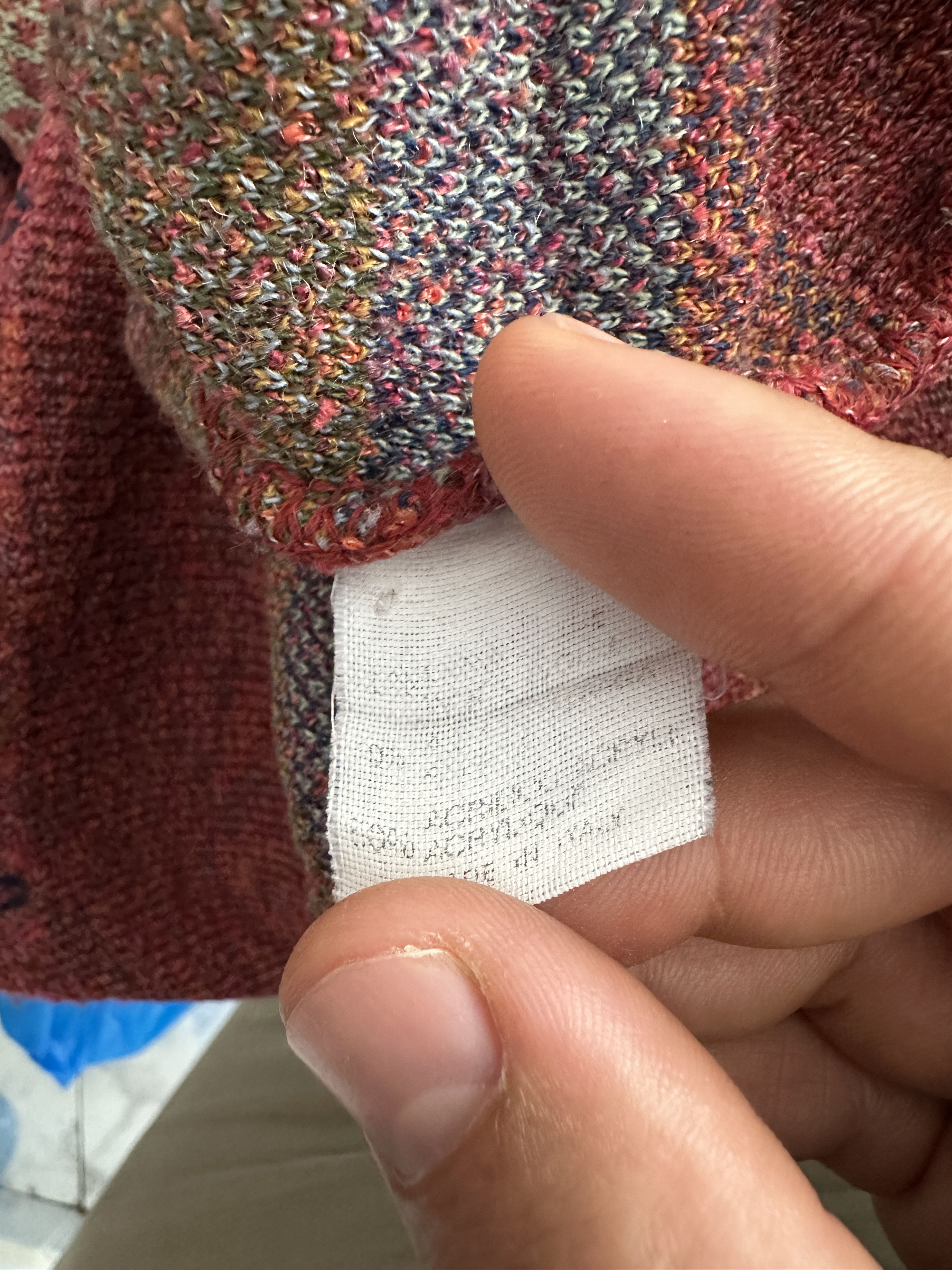 Missoni Rare 1992 Example by Missoni Knit Flowers Sweater Size L 52 Size US L / EU 52-54 / 3 - 11 Thumbnail