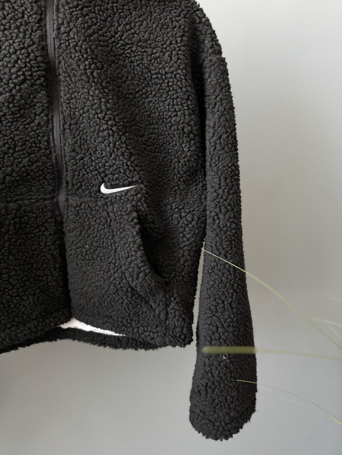 Nike Nike teddy crop jacket bog swoosh Size M / US 6-8 / IT 42-44 - 6 Thumbnail