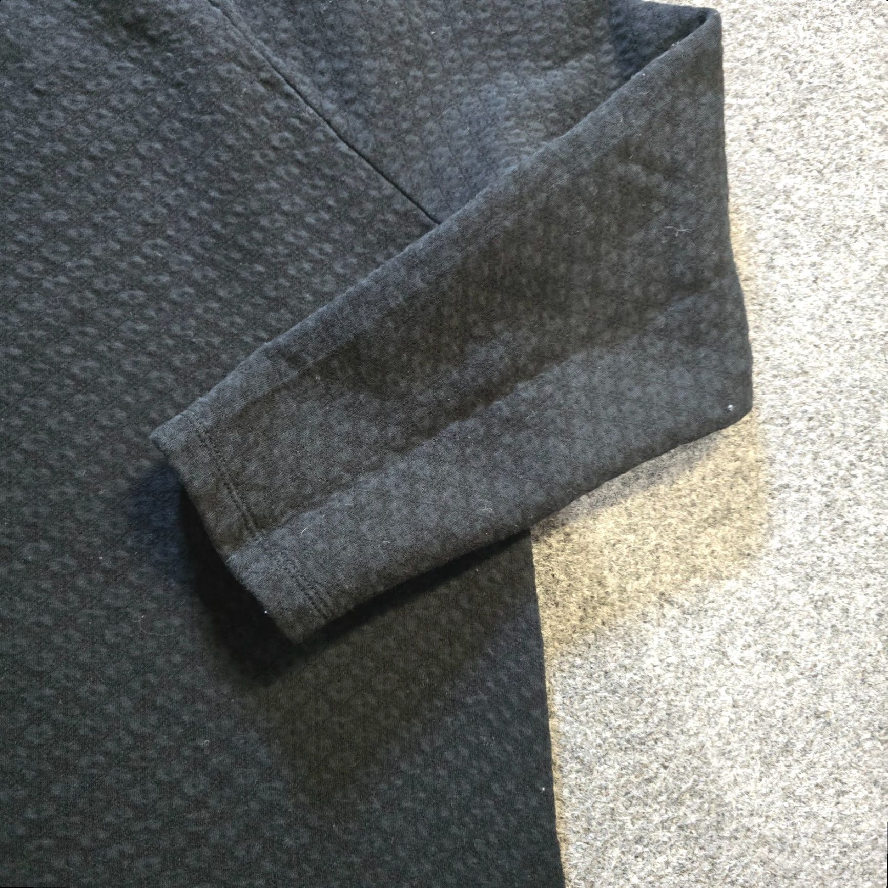 J. Jill J. Jill Sweater Womens Size Large Black Textured Cozy Sweatshirt Casual Lounge Shirt Size L / US 10 / IT 46 - 3 Thumbnail