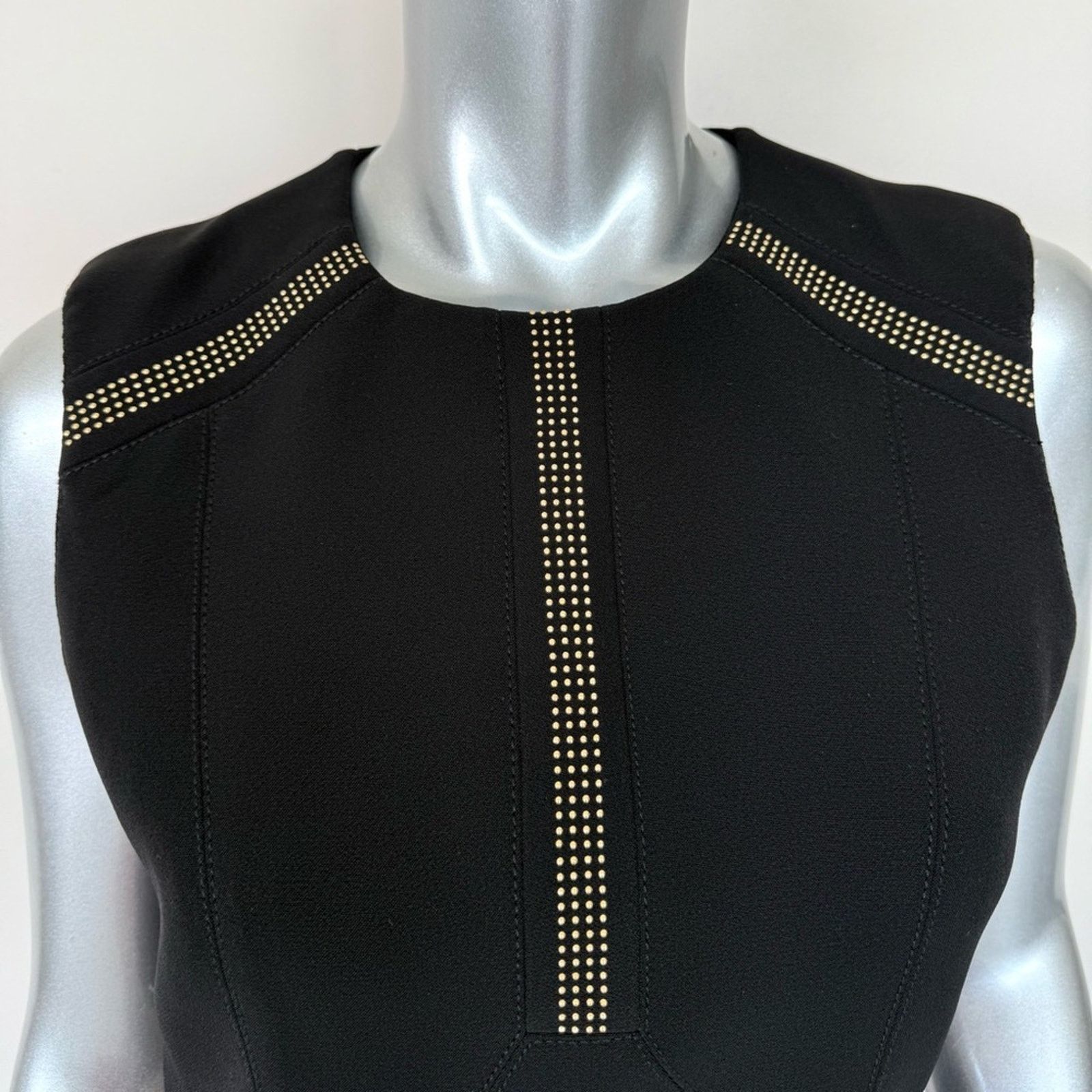 Versace New Versace Collection Black Studded Dress IT 42 US 6 1195$ Size M / US 6-8 / IT 42-44 - 5 Thumbnail