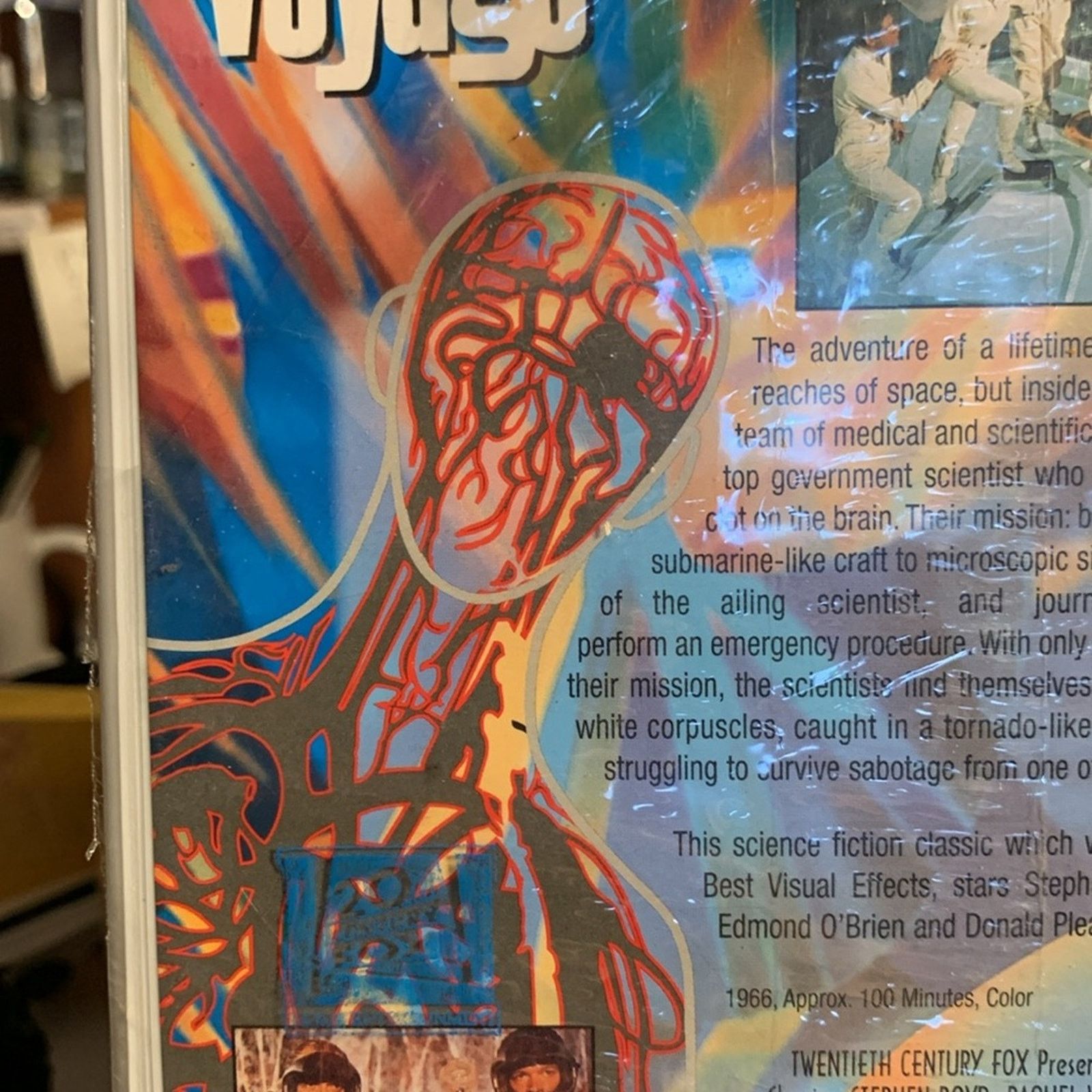 Vintage Fantastic voyage 1966 sci-fi classic tape brand new wrapper Size ONE SIZE - 7 Thumbnail