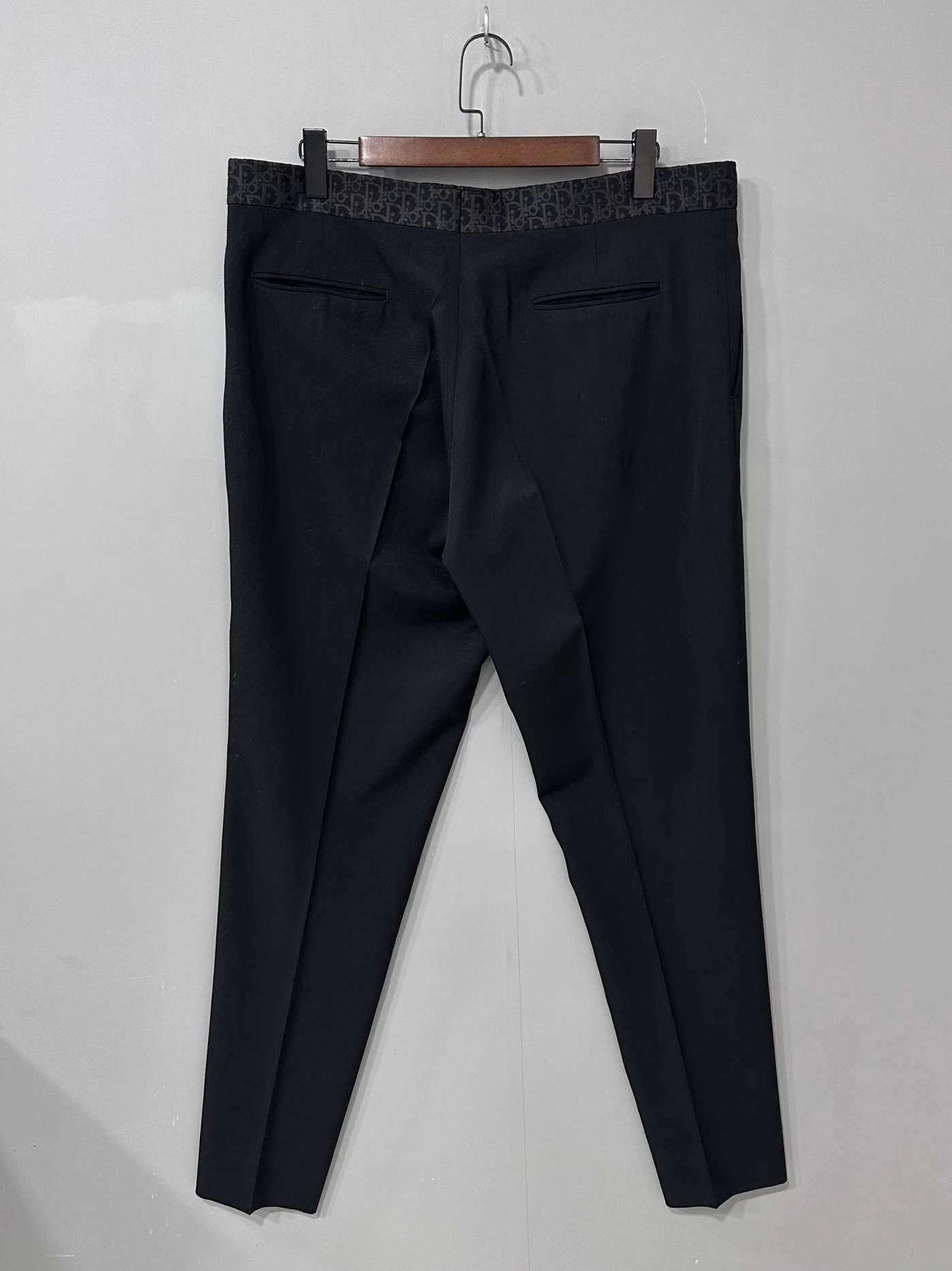 Dior Dior Oblique All-Over Print Wool Trousers Size 56 Size 46L - 3 Thumbnail