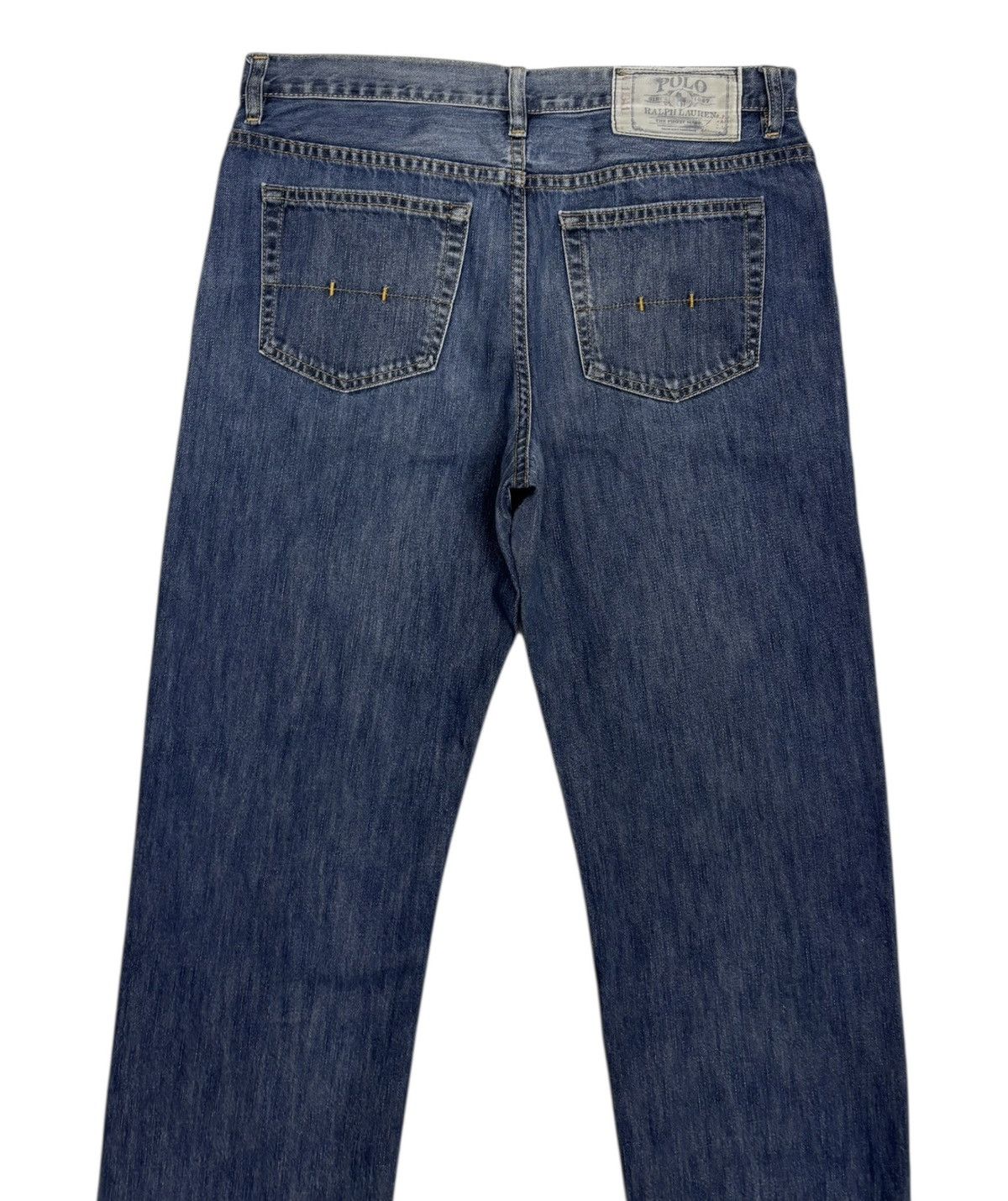 Polo Ralph Lauren Polo Ralph Lauren Distressed Blue Denim Jeans Size US 32 / EU 48 - 6 Thumbnail