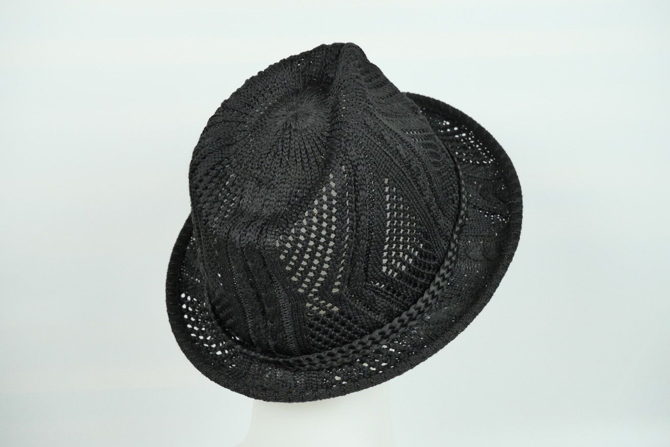 Japanese Brand Vintage Trilby Hat Black Hat Size ONE SIZE - 6 Thumbnail