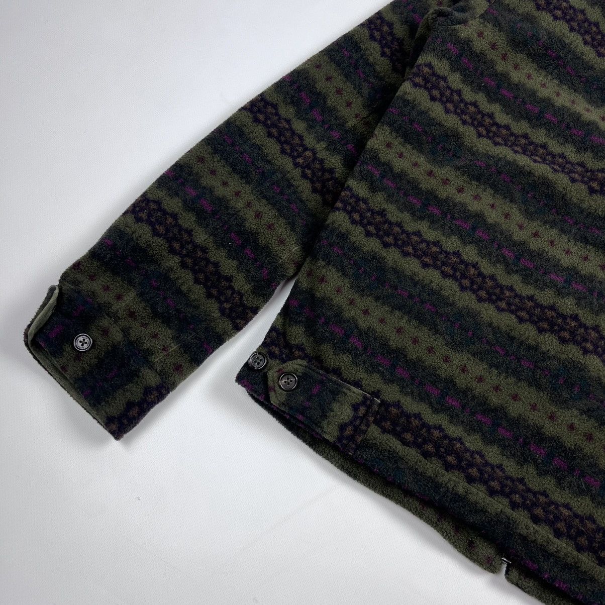 Polo Ralph Lauren × Vintage Ralph Lauren Fair isle pattern fleece jacket Size US S / EU 44-46 / 1 - 8 Thumbnail