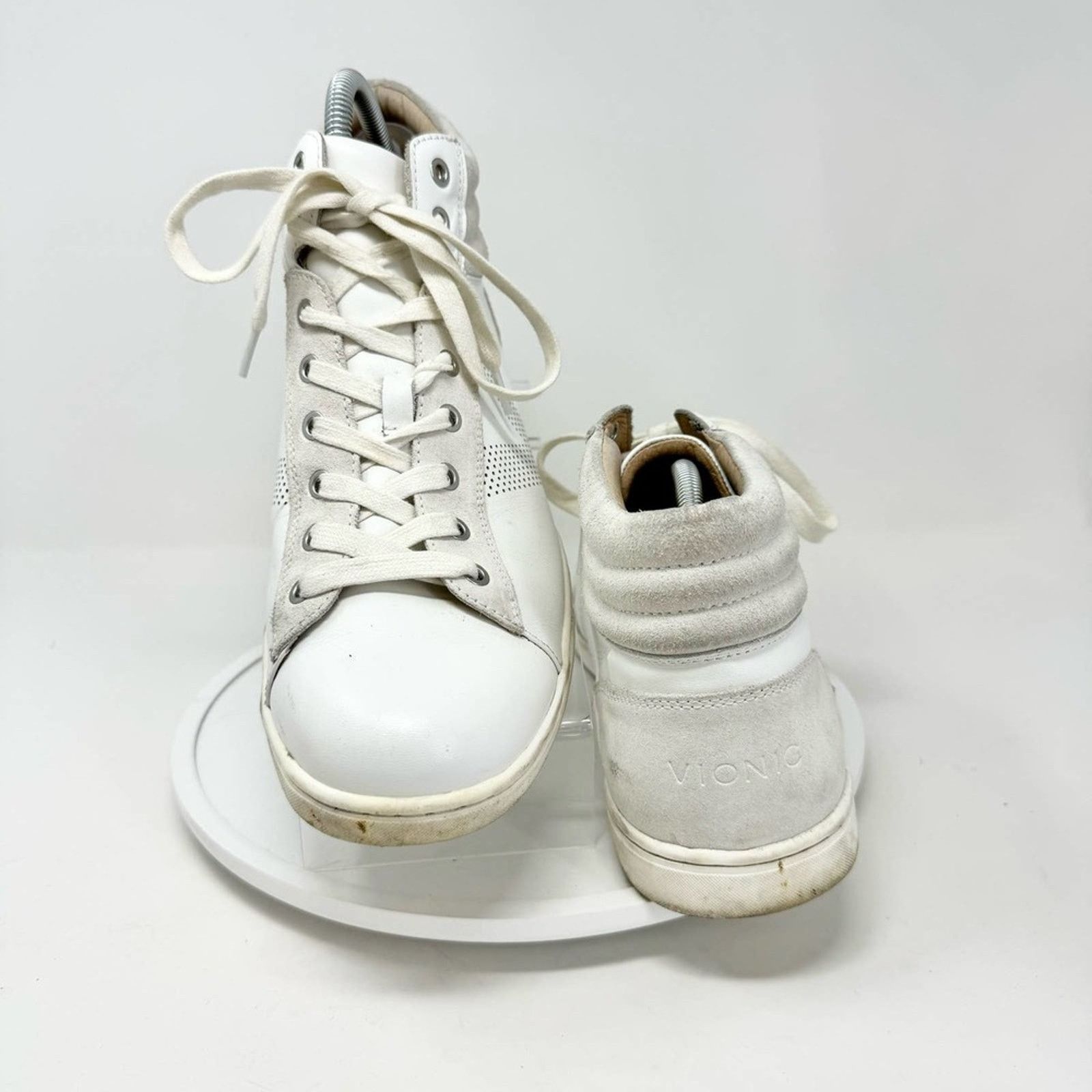 Vionic Vionic Mott Malcom White High Top Comfort Lace Up Sneaker 12 Size US 12 / EU 45 - 5 Thumbnail
