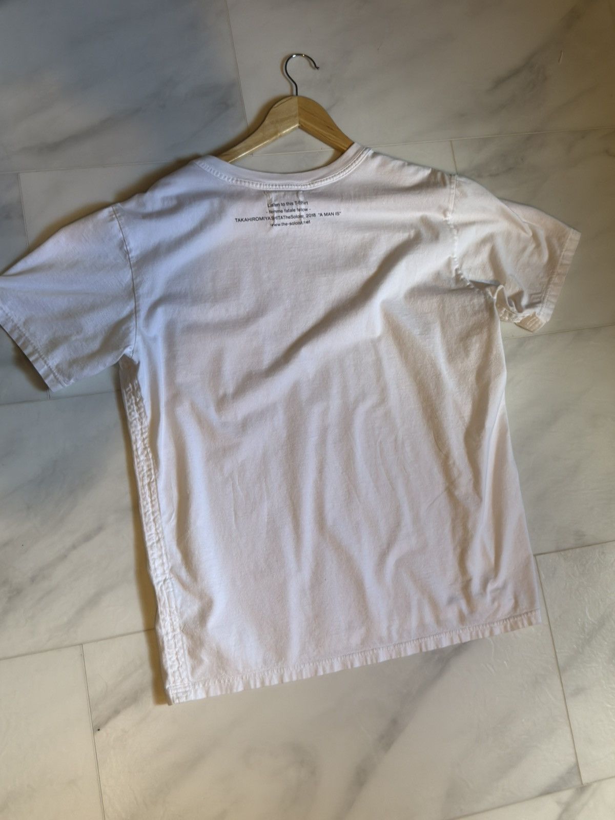 Takahiromiyashita The Soloist. 2018 “A Man Is” Tee Size US L / EU 52-54 / 3 - 2 Thumbnail