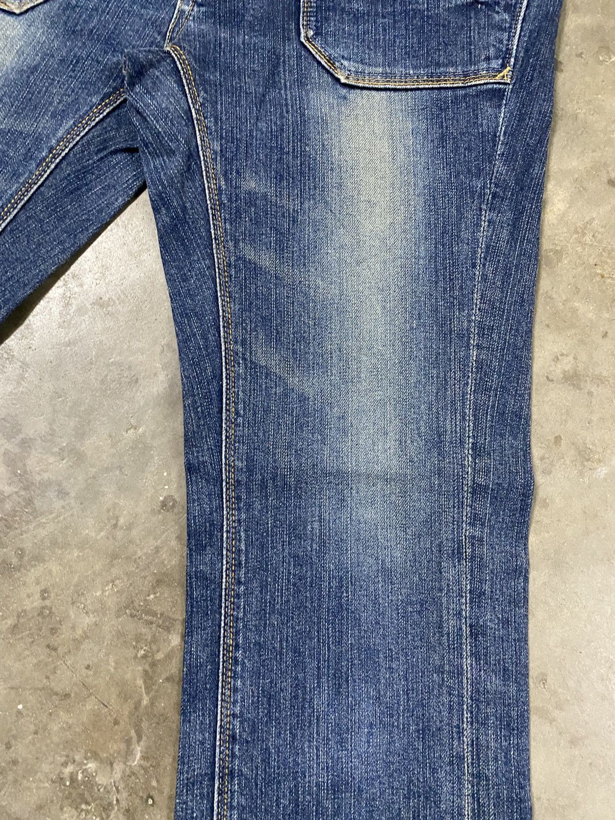 Hysteric Glamour × If Six Was Nine × Japanese Brand Flare Jeans Japan Georgia Love Jeans @255 Size US 31 - 7 Thumbnail