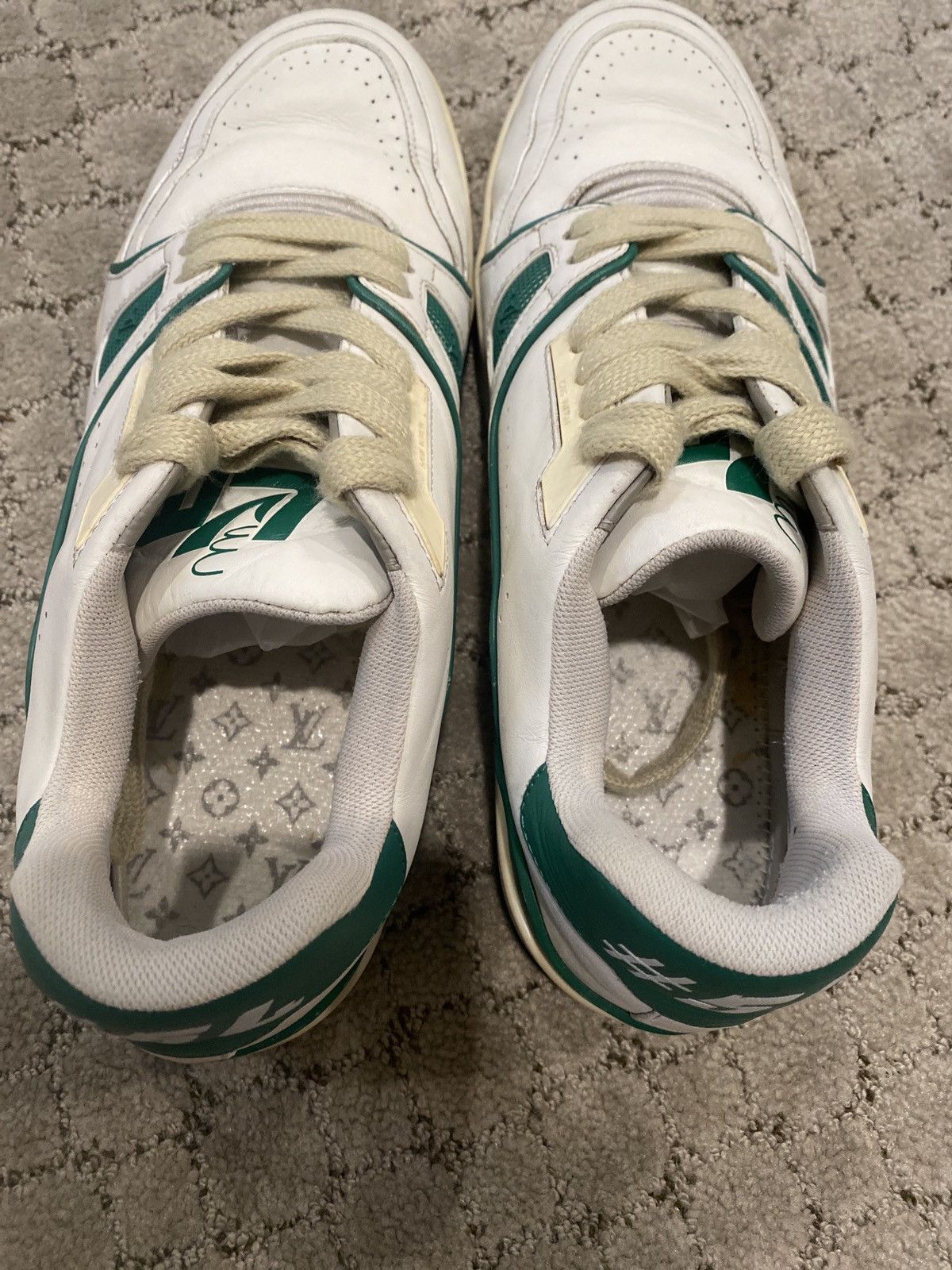 Louis Vuitton Louis Vuitton og Virgil green trainer Size US 10 / EU 43 - 6 Thumbnail
