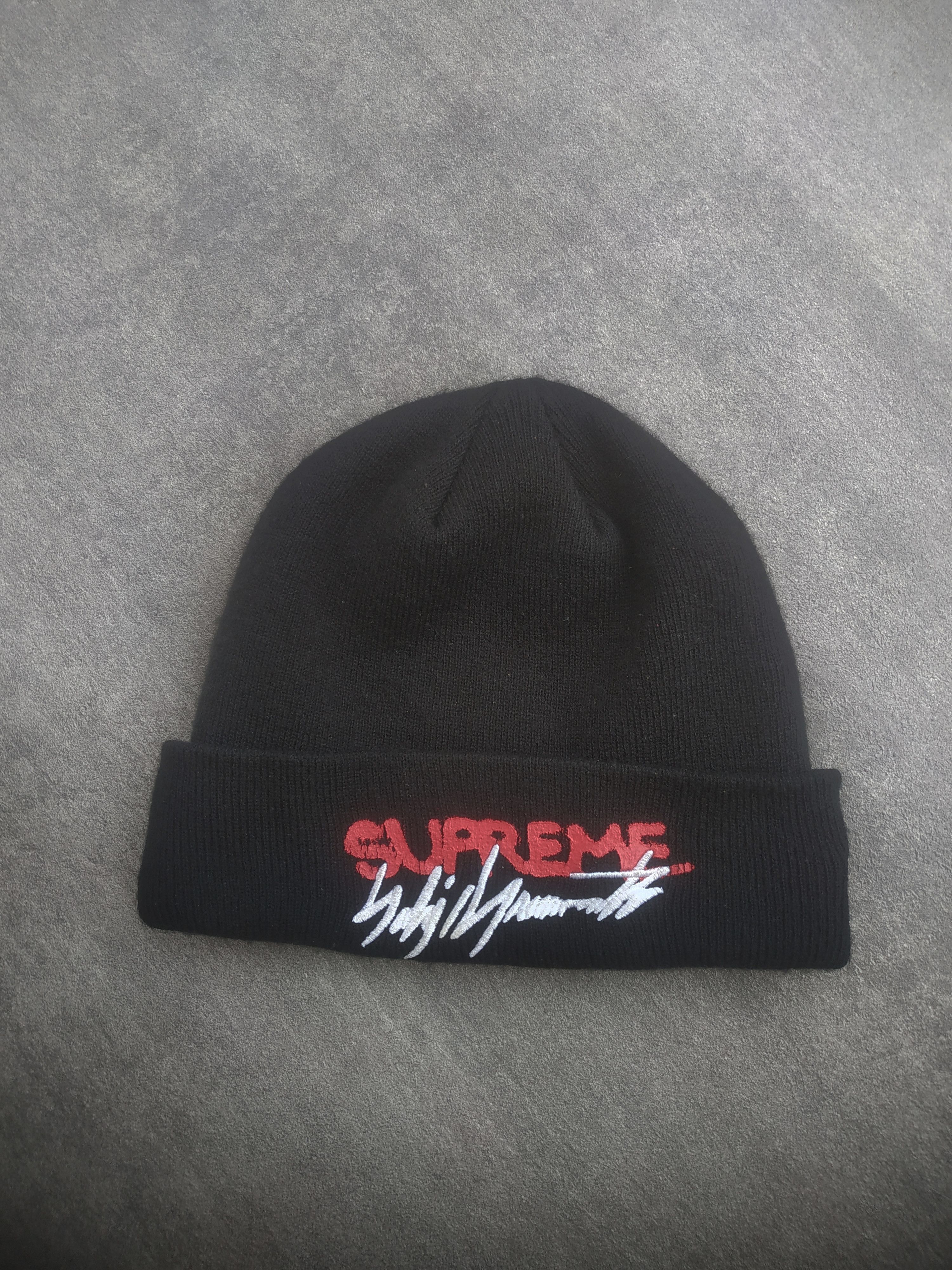 Supreme Supreme Yohji Yamamoto New Era Black Beanie | Grailed