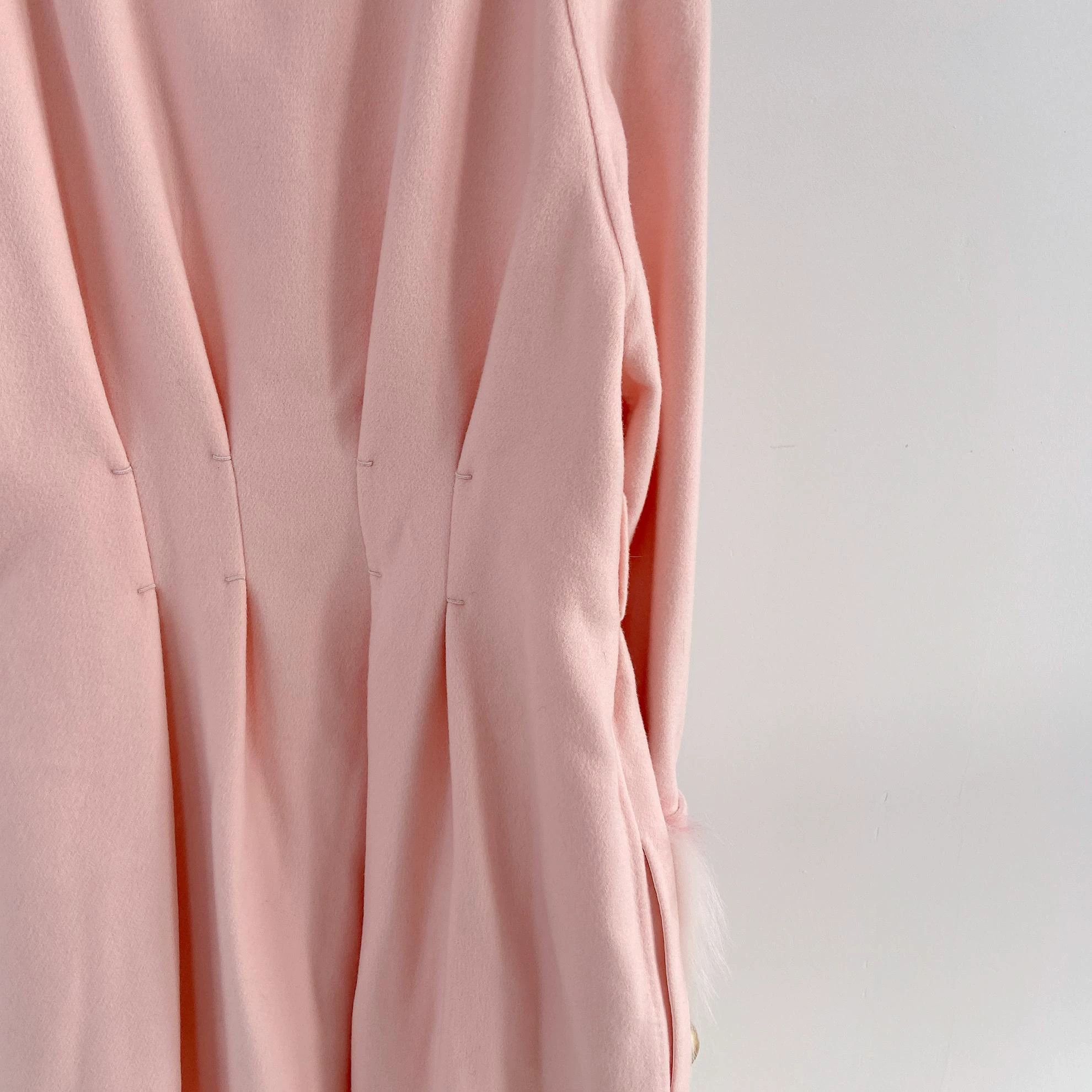 Fendi Fendi Pink Wool Coat IT 42 Size M / US 6-8 / IT 42-44 - 6 Thumbnail