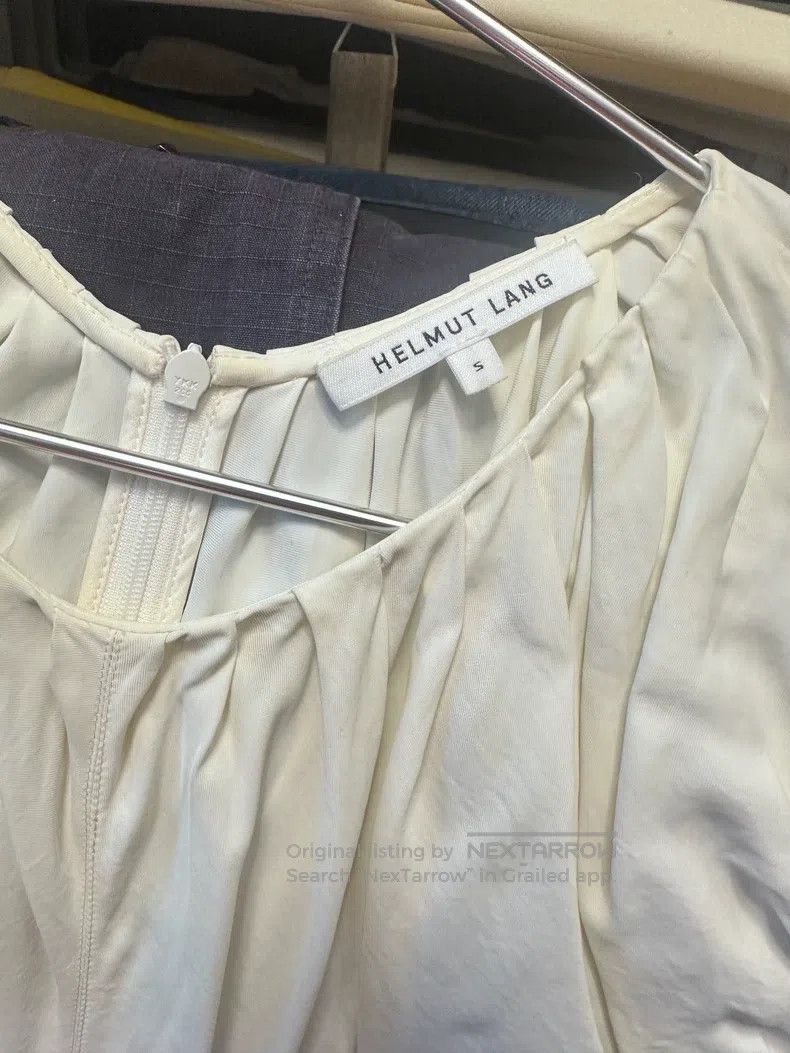 Helmut Lang HELMUT LANG Silk Bubble Sleeve Top Size S / US 4 / IT 40 - 2 Thumbnail