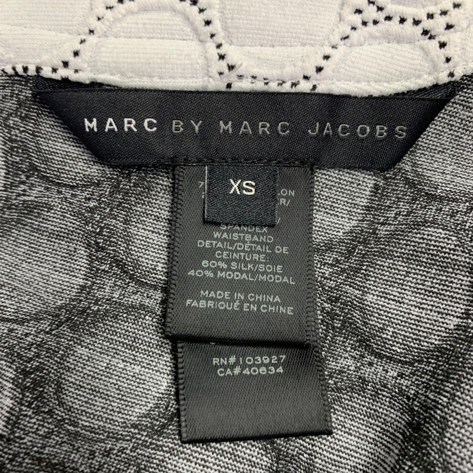 Marc by Marc Jacobs Size XS White Black Nylon Blend Dots Sleeveless Dress Size XS / US 0-2 / IT 36-38 - 5 Thumbnail