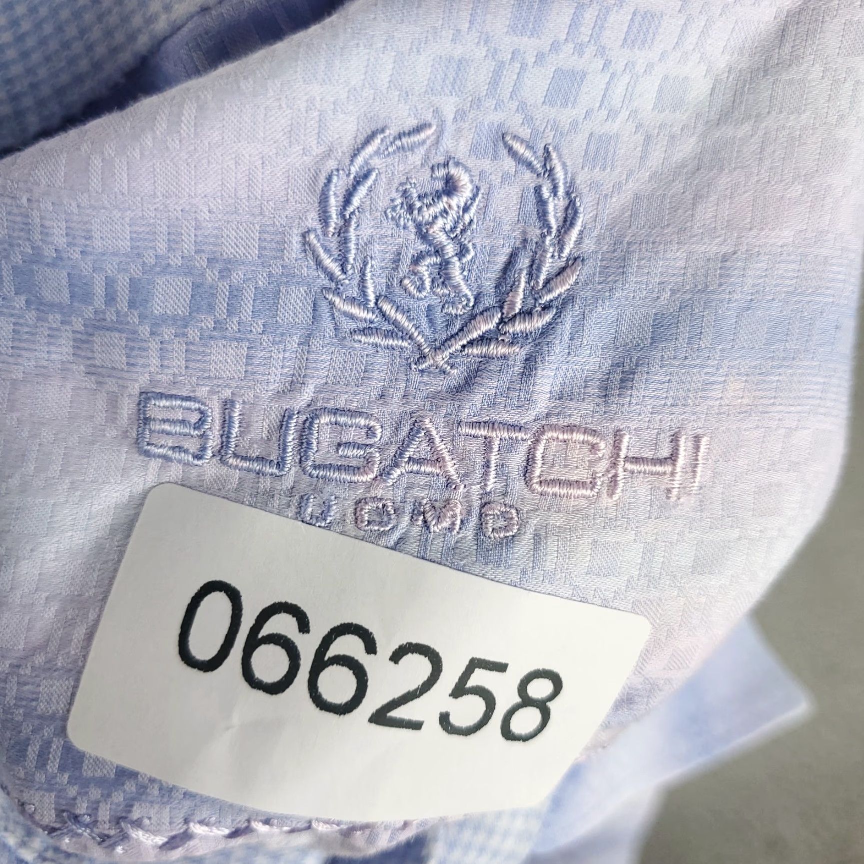 BUGATCHI Bugatchi Shirt Mens XL Blue Check Button-Up Long Sleeve Size US XL / EU 56 / 4 - 7 Thumbnail