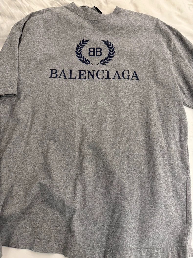 Balenciaga Balenciaga Double-B wheat-ear printed short sleeve Size US XS / EU 42 / 0 - 2 Thumbnail