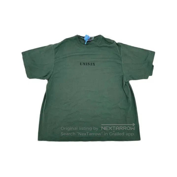 Balenciaga Balenciaga Green Logo Crew Neck T. Size US S / EU 44-46 / 1 - 1 Thumbnail