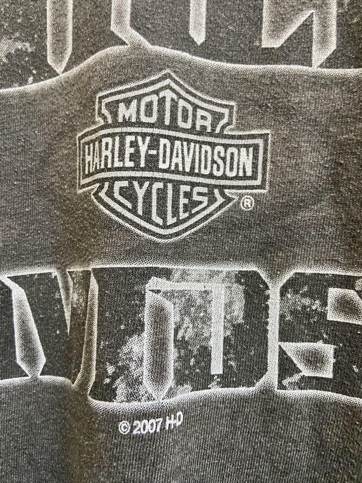 Harley Davidson × Vintage Vintage 1997/2007 Harley Davidson Sleeveprint Dragon Custom Size US M / EU 48-50 / 2 - 12 Thumbnail