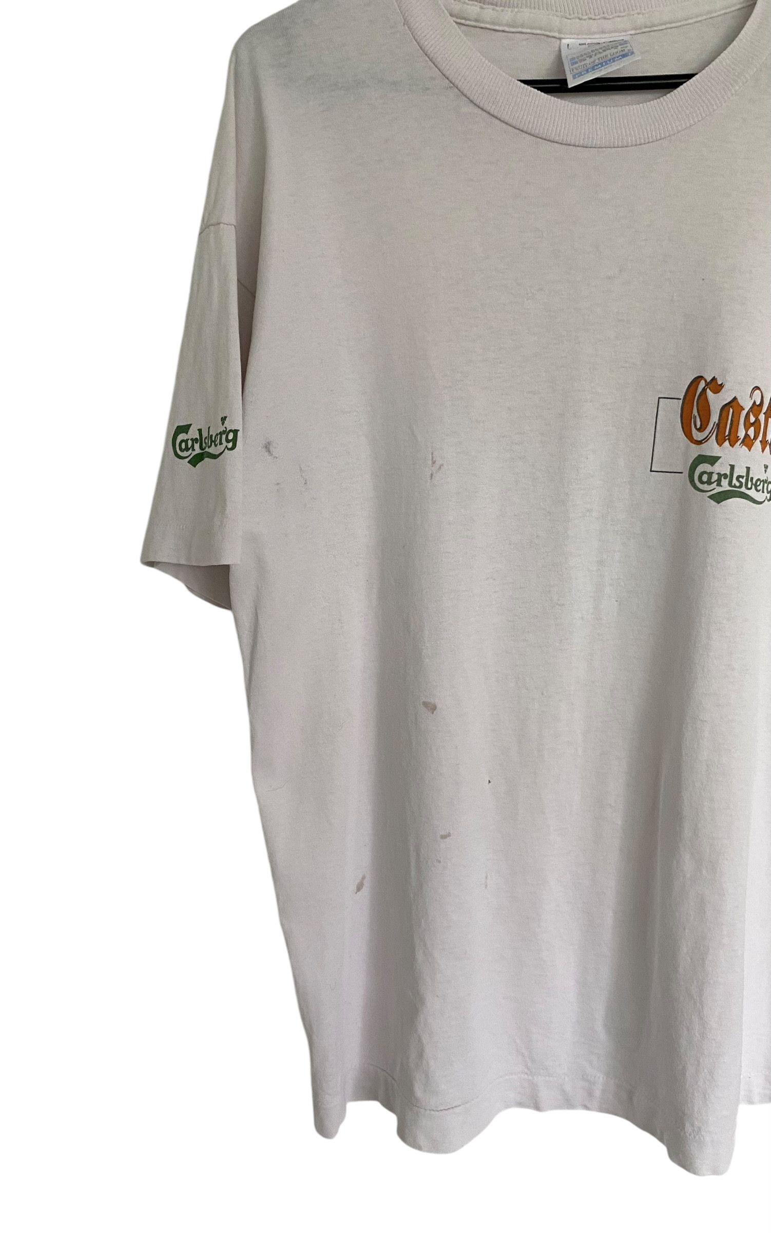 Vintage Carlsberg castle vintage single stitch tee Size US L / EU 52-54 / 3 - 4 Thumbnail