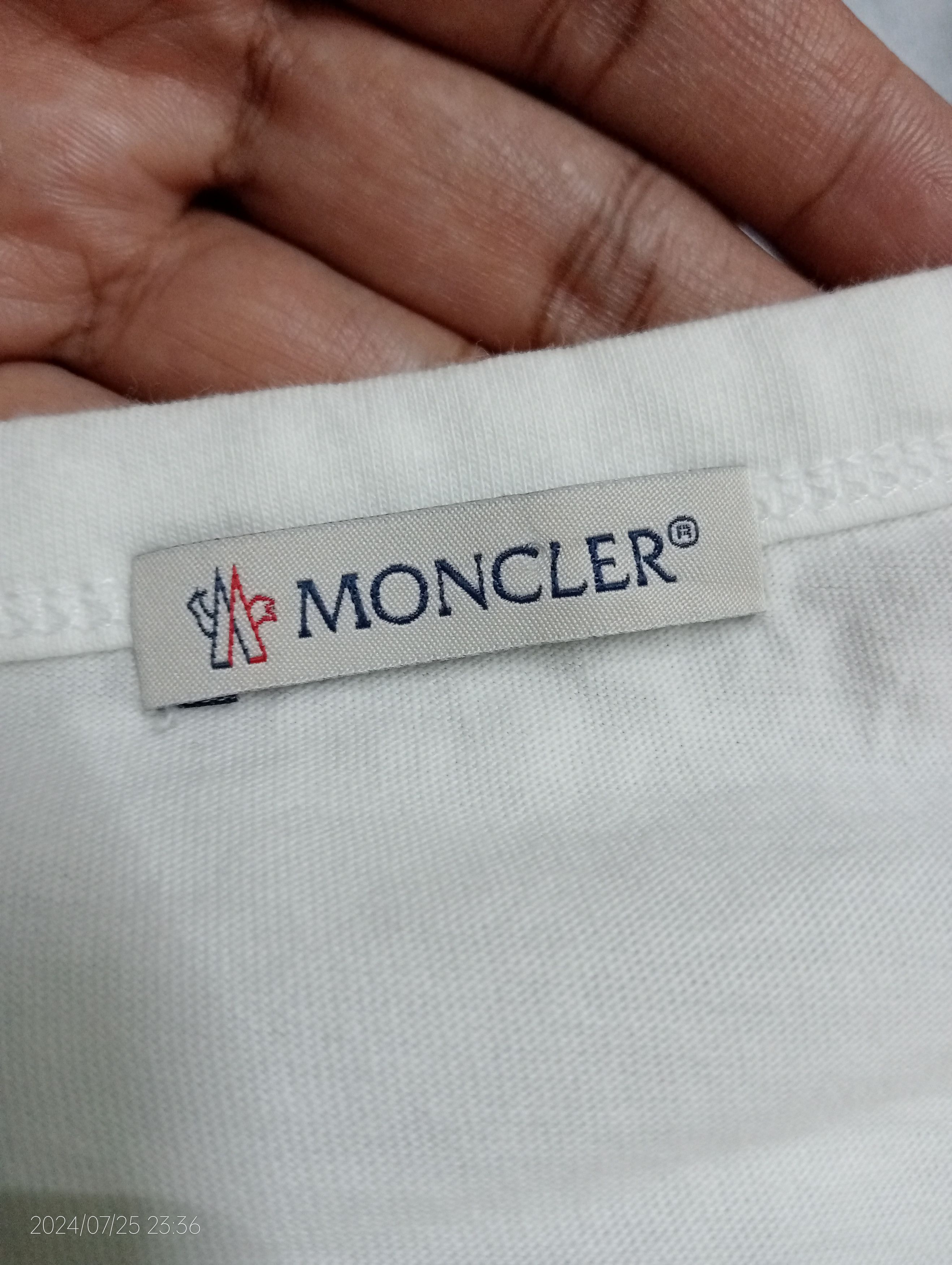 Moncler Moncler Zipper Camo Pocket Tee Size US S / EU 44-46 / 1 - 2 Thumbnail