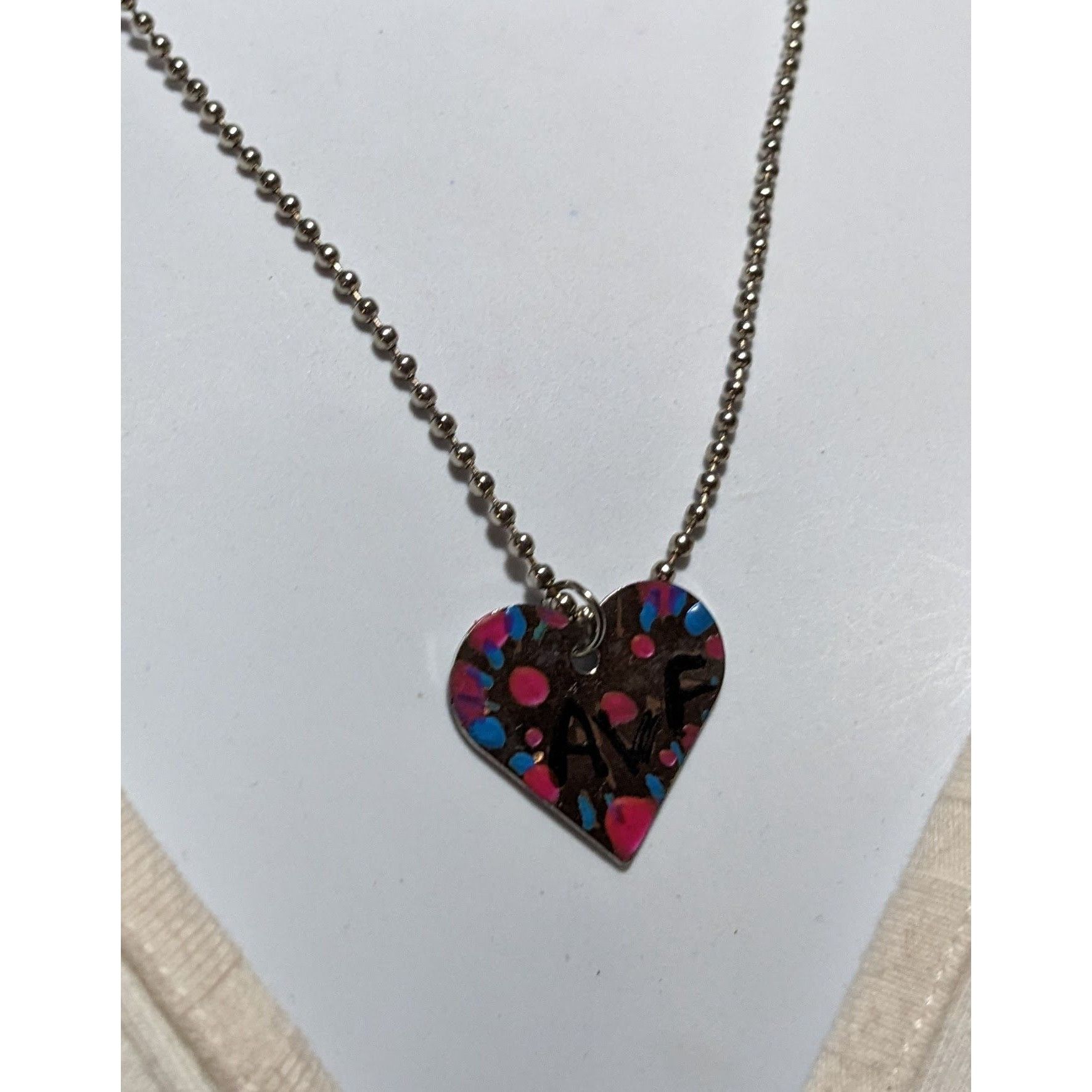 Other Handmade Heart AVF Necklace Size ONE SIZE - 8 Thumbnail