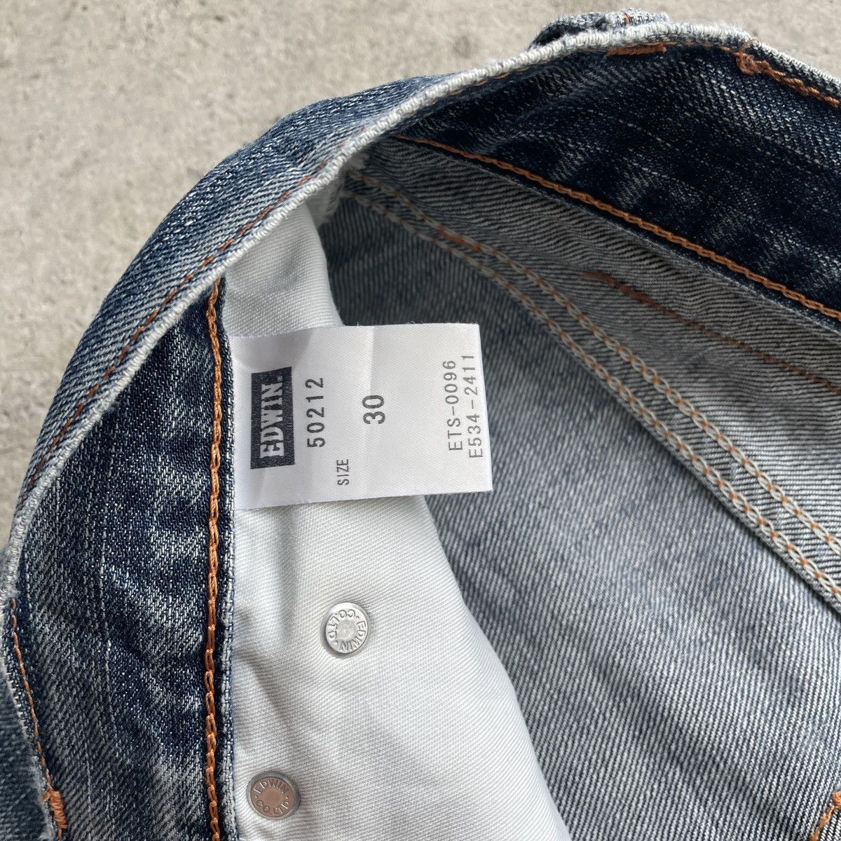 Japanese Brand W30 Vintage Edwin 502 Japan Faded Distressed Jeans Pants Size US 30 / EU 46 - 7 Thumbnail