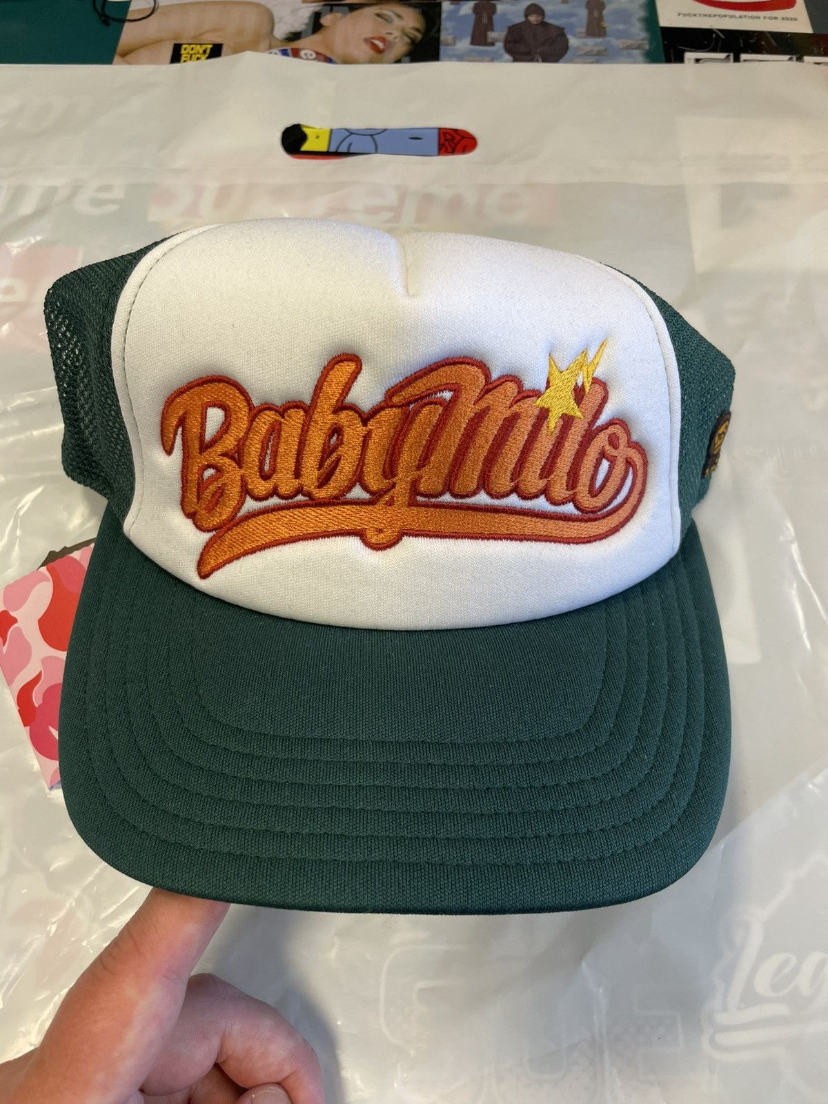 Bape Bape Baby Milo Trucker Hat Size ONE SIZE - 1 Thumbnail