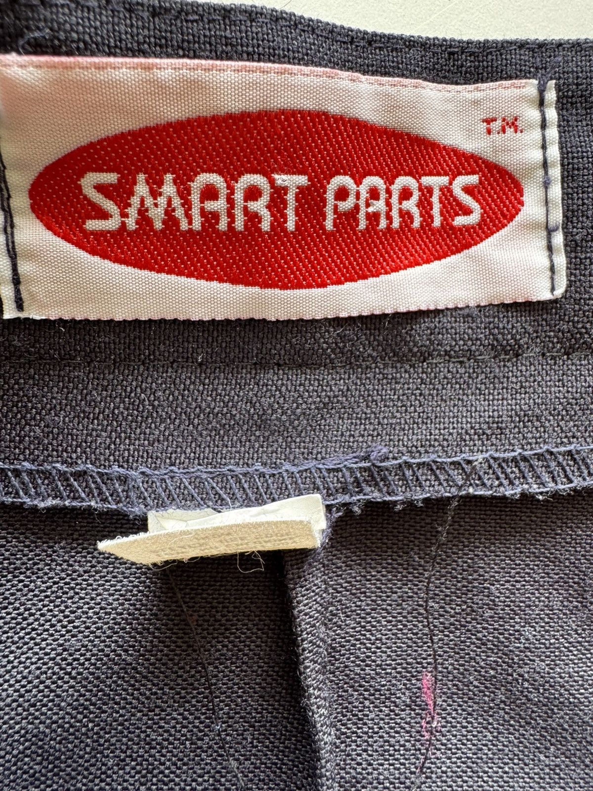 Vintage Smart Pants vintage women’s S dark navy blue high rise high Size 28" / US 6 / IT 42 - 4 Thumbnail