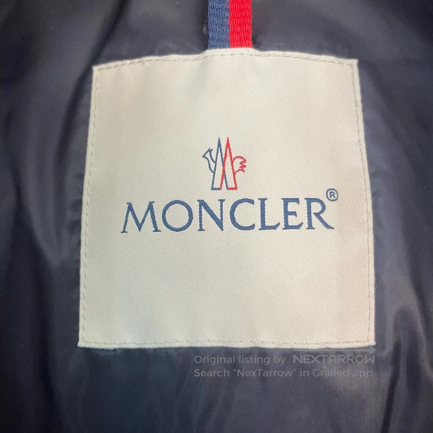 Moncler moncler red and white striped down jacket. Size US M / EU 48-50 / 2 - 3 Thumbnail