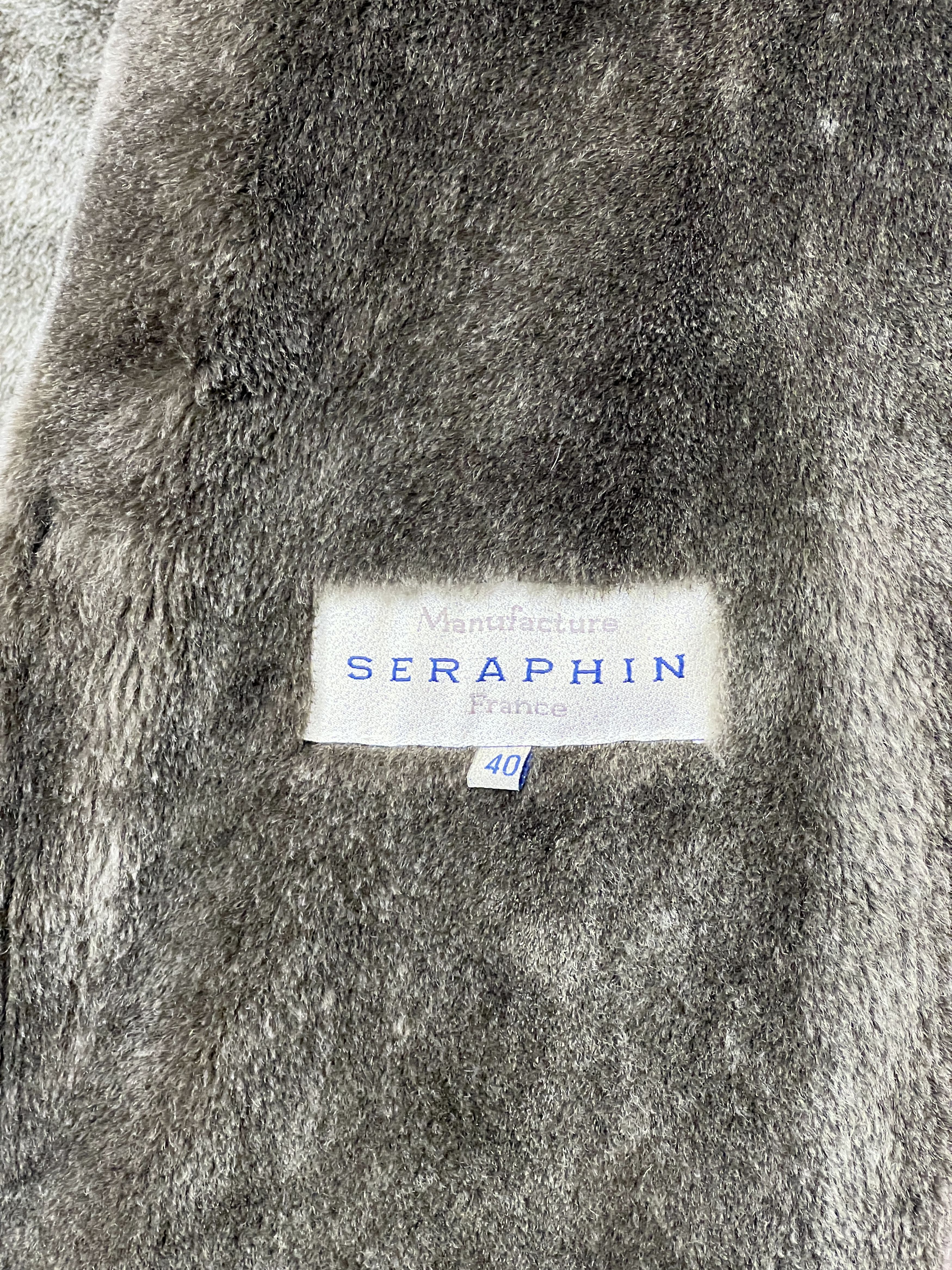 SERAPHIN Seraphin France Mouton Shearling Leather Jacket RRP 7200$ Size US L / EU 52-54 / 3 - 11 Thumbnail