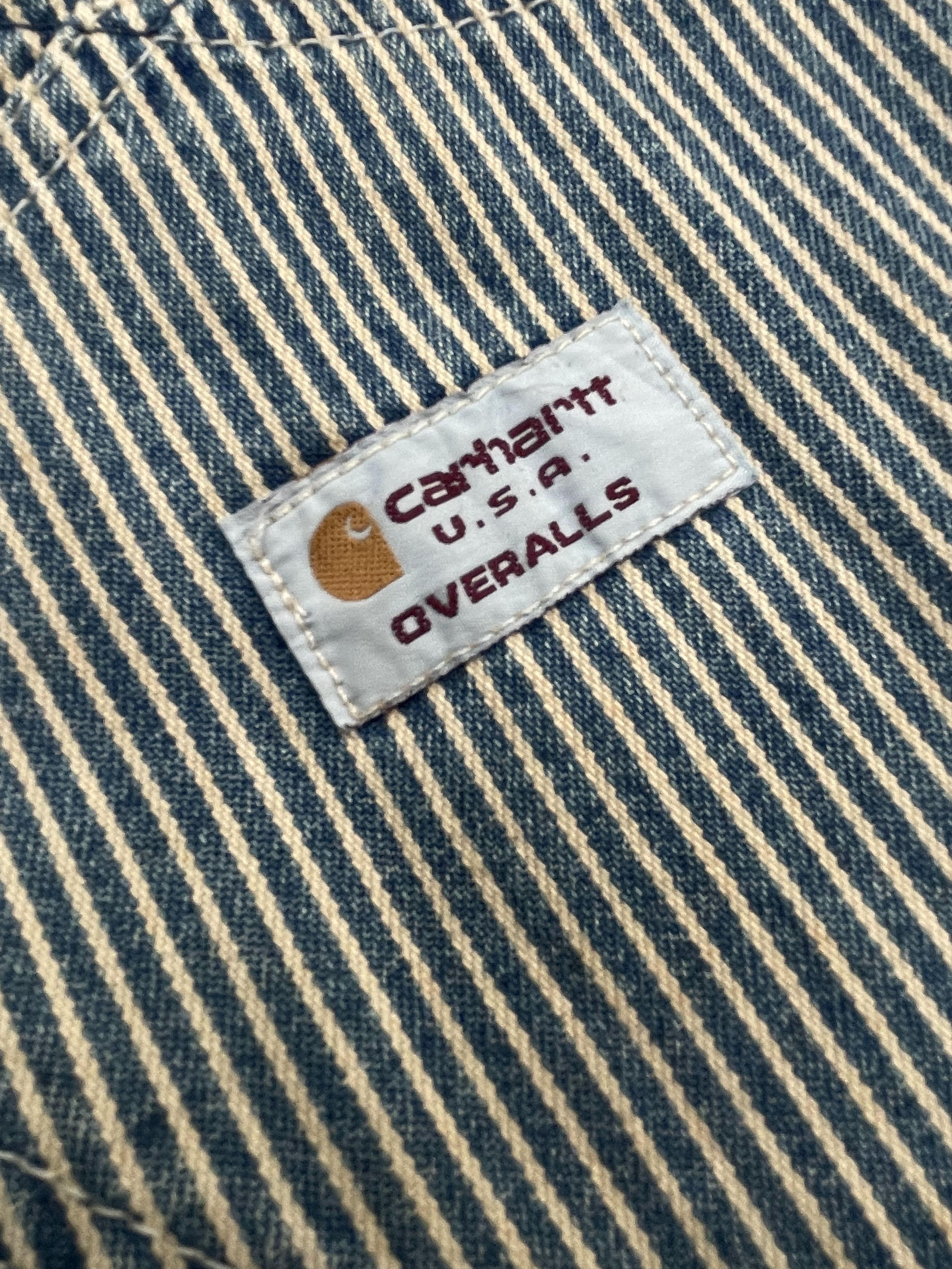 Carhartt Vintage Carhartt Hickory Stripe Overall Size US 38 / EU 54 - 9 Thumbnail