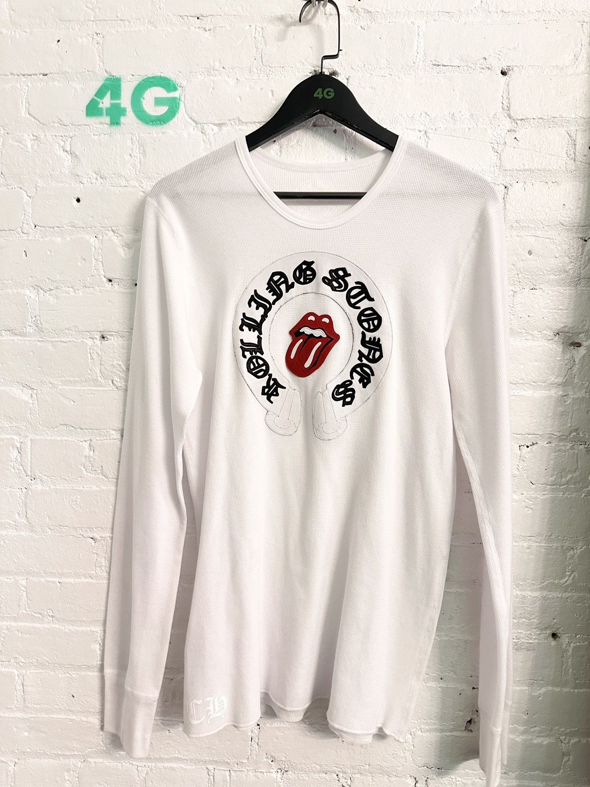 Chrome Hearts Chrome Hearts NEW RARE Leather Patch Rolling Stones Thermal Size US XL / EU 56 / 4 - 2 Thumbnail