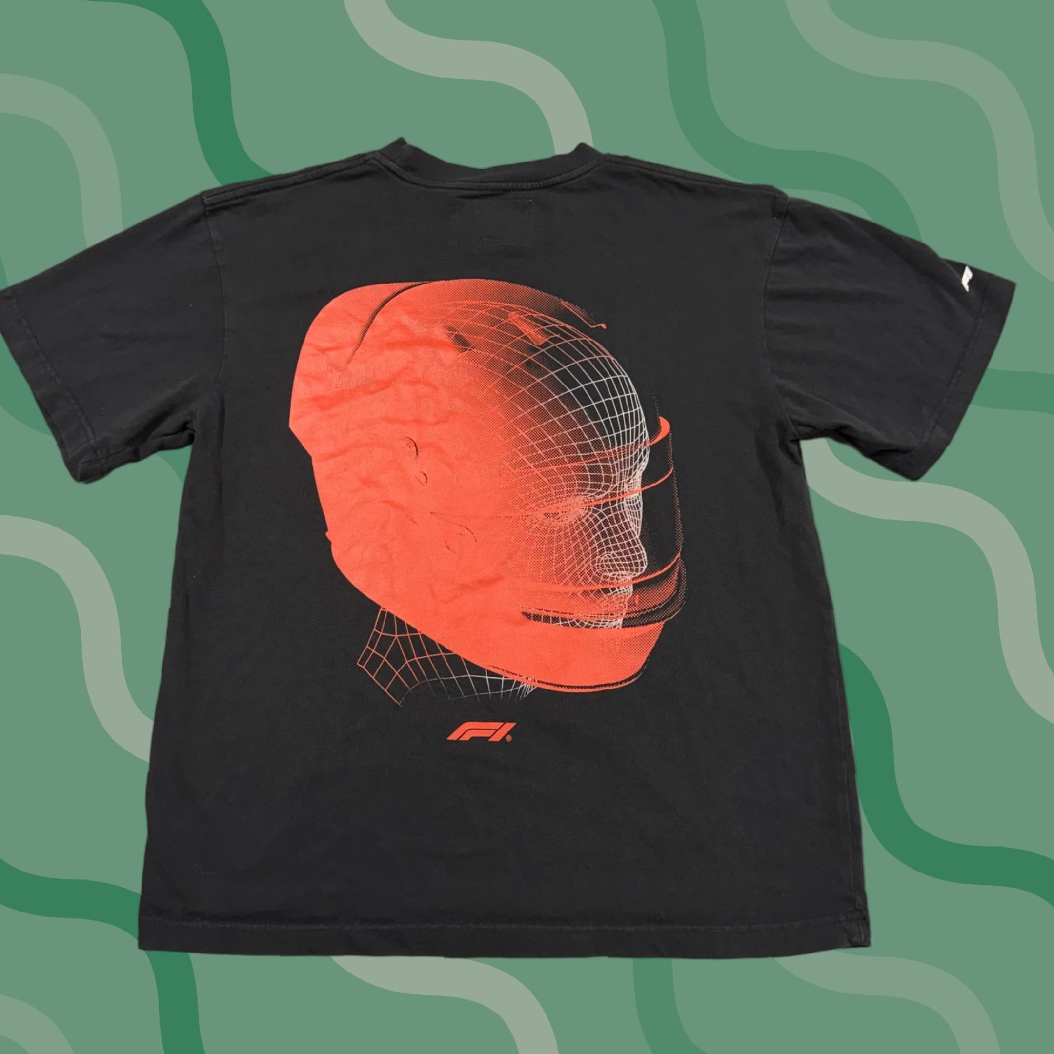 Pacsun PacSun Formula 1 Shirt Mens M Black F1 Helmet Graphic Tee Racing Motorsport Short Sleeve Crew Neck Graphic Print Vintage No Size US M / EU 48-50 / 2 - 1 Thumbnail