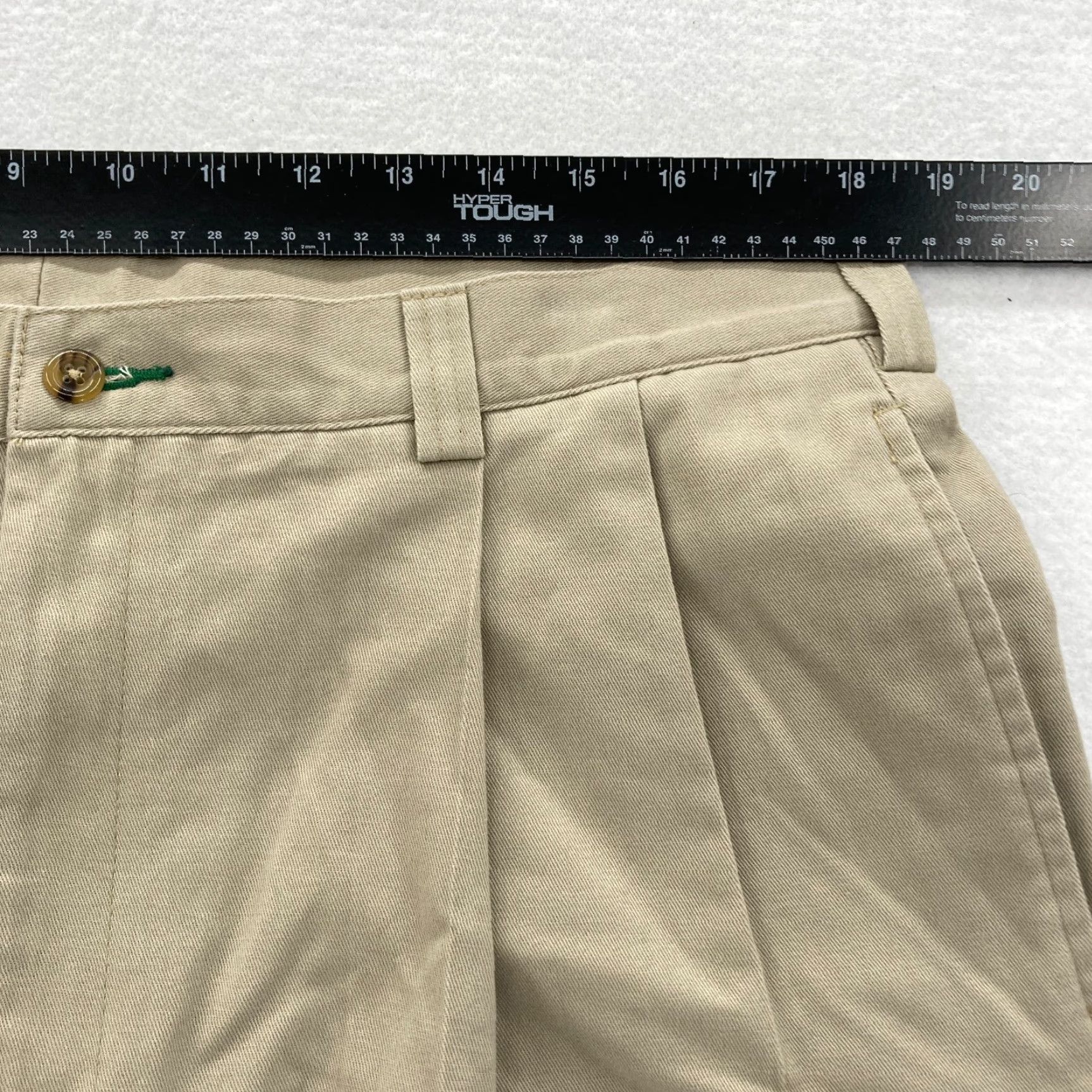 Tommy Hilfiger Vintage Tommy Hilfiger Khaki Pants Mens 38x34 Beige Wrinkle Resistant Pleated Pants Mens Size US 38 / EU 54 - 6 Thumbnail