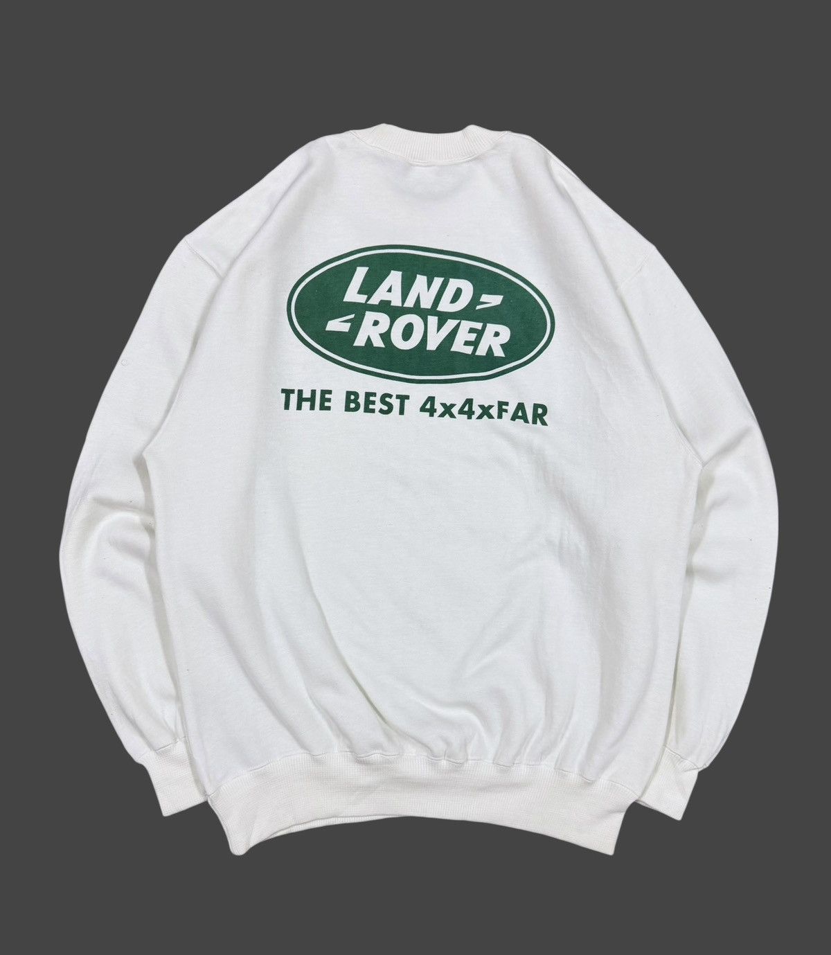 Sports Specialties Vtg✅Land Rover The Best 4X4 Far Og Logo Sweatshirt Size US L / EU 52-54 / 3 - 1 Thumbnail