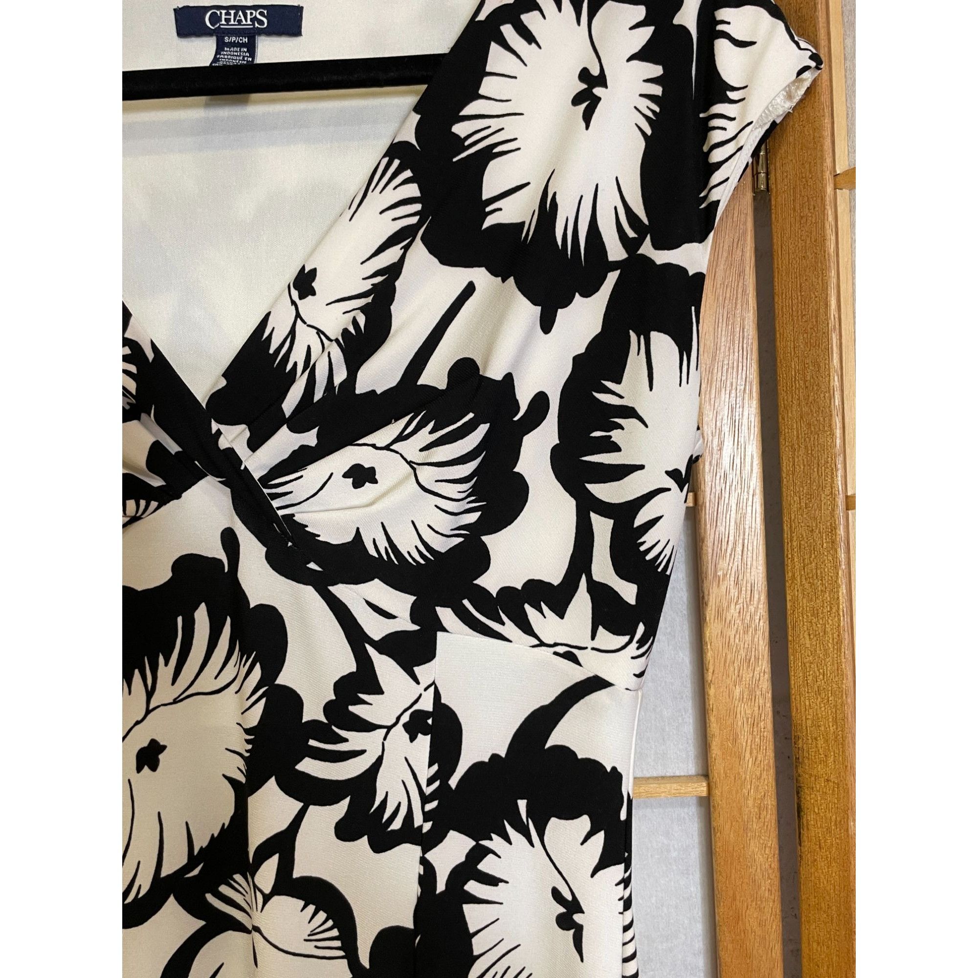 Chaps Chaps Sm Floral Fit & Flare Dress Size S / US 4 / IT 40 - 4 Thumbnail