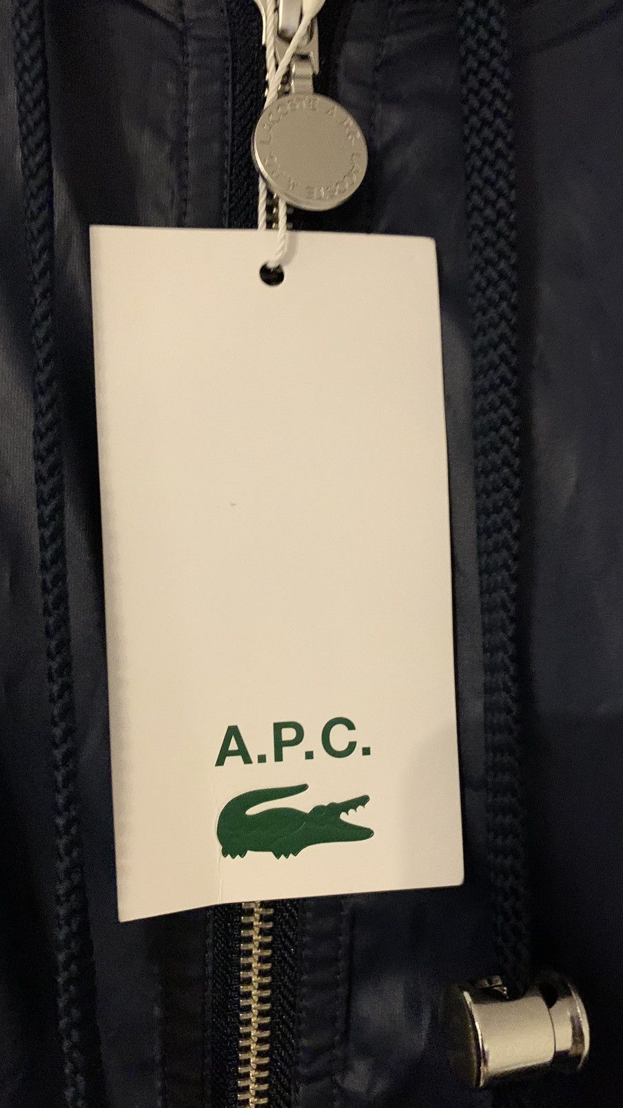 A.P.C. Lacoste A.P.C. Water Resistant Nylon Hooded Jacket size S Size US S / EU 44-46 / 1 - 4 Thumbnail