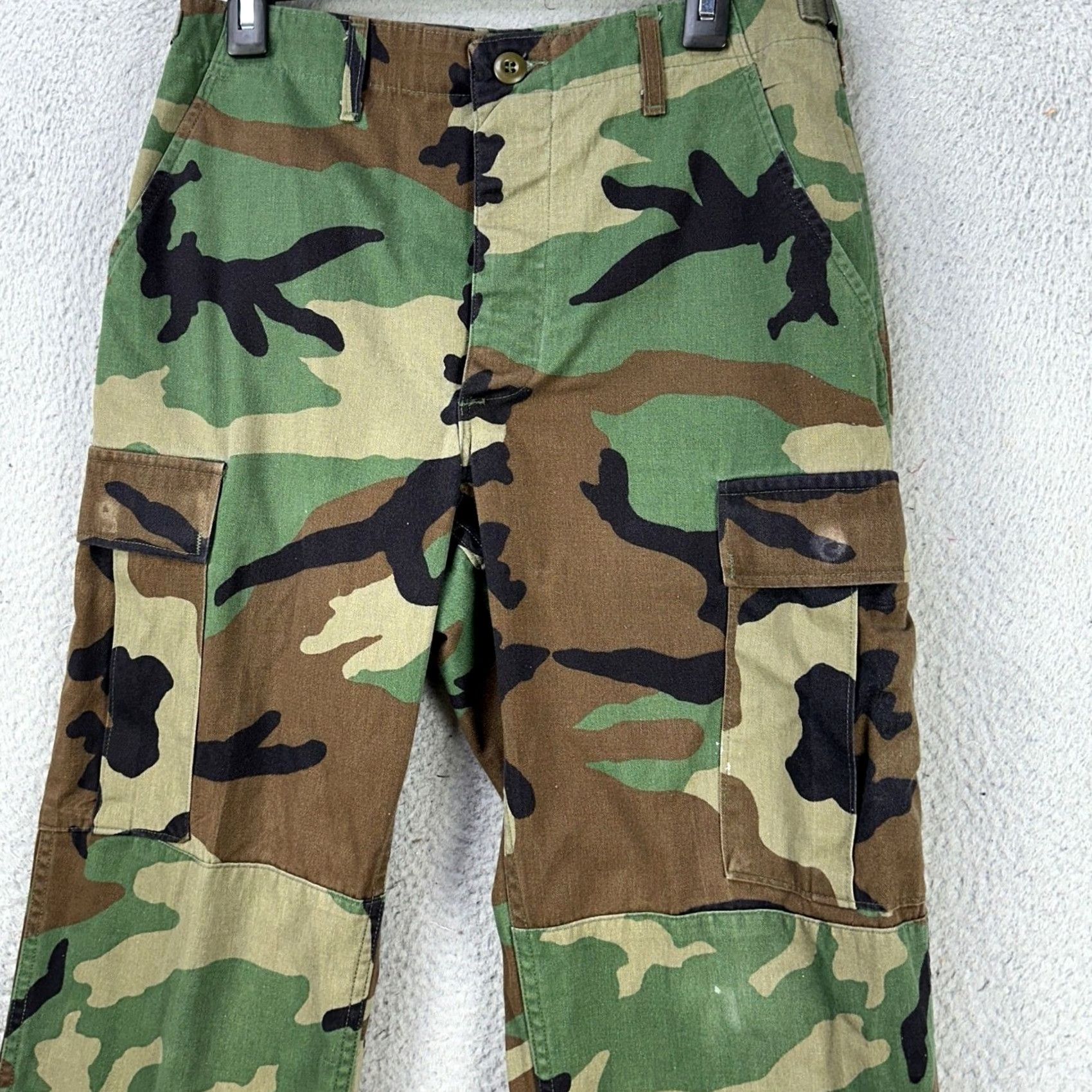 Propper Proper Men Cargo Pants 31 Small Green Woodland Camo Military Trouser Nylon Blend Shirt? Size US 29 - 2 Thumbnail