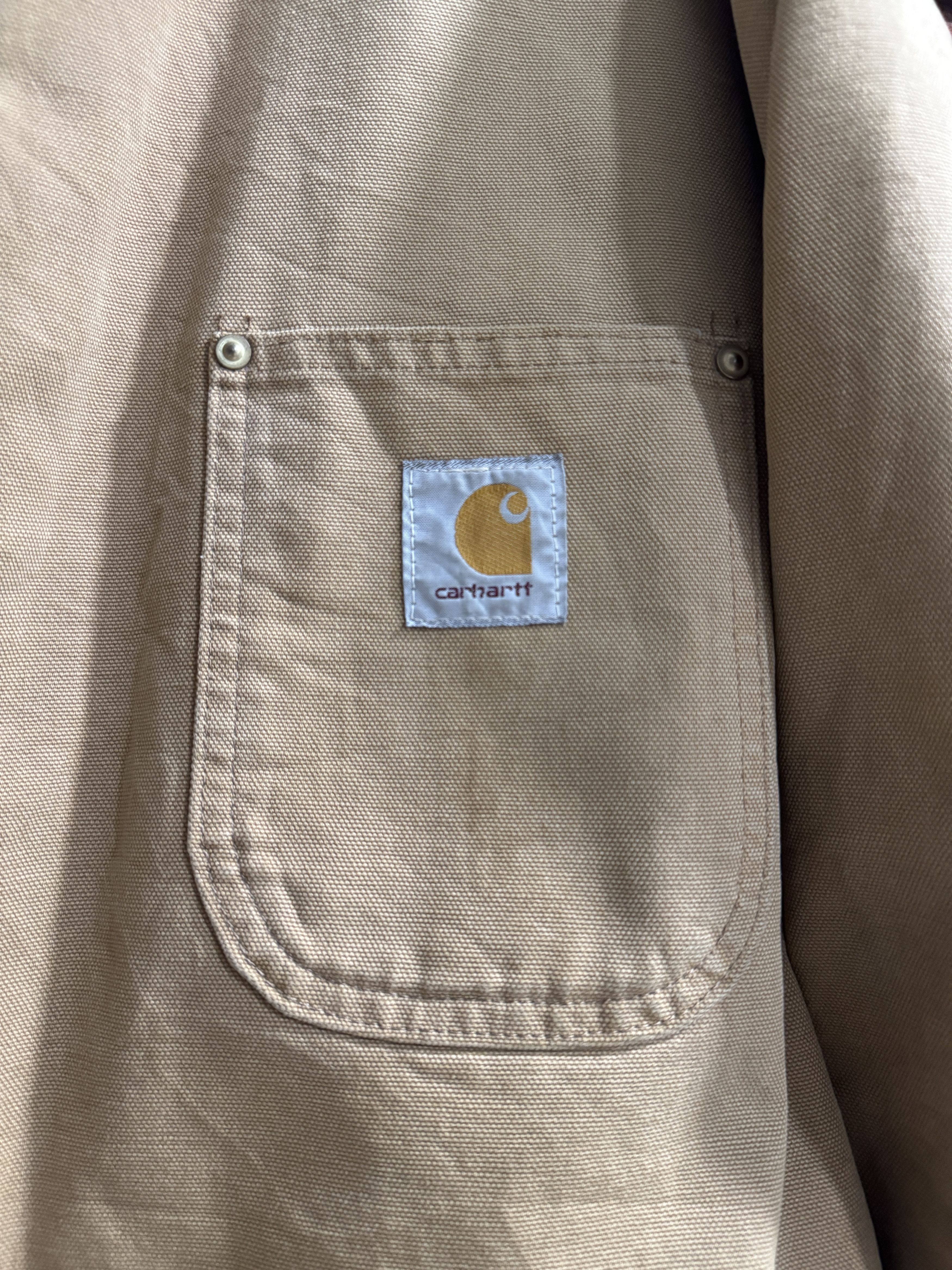 Carhartt Vintage '93 Carhartt 6BLC Blanket-Lined Firm Duck Chore Coat Size US L / EU 52-54 / 3 - 4 Thumbnail