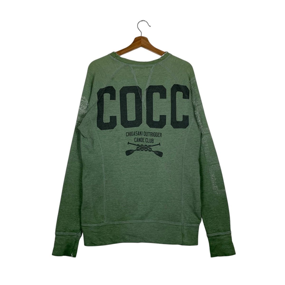 Japanese Brand CHIGASAKI OUTRIGGER Canoe Club 2005 Sweatshirt #1448-C65 Size US S / EU 44-46 / 1 - 12 Thumbnail
