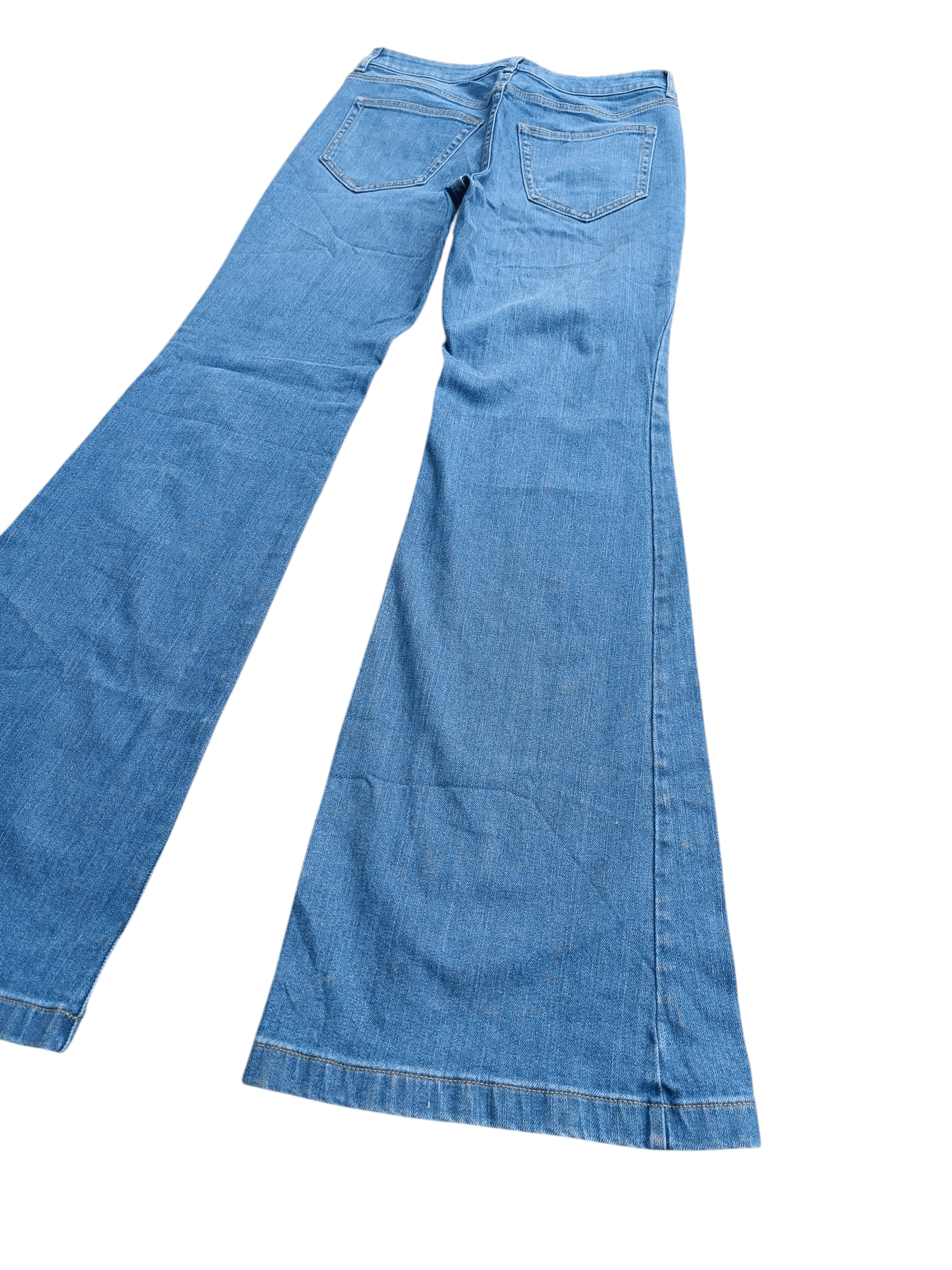 JNCO × Japanese Brand Y2K GU Japanese Brand Super Wide Leg Flared Denim E235 Size US 27 - 4 Thumbnail