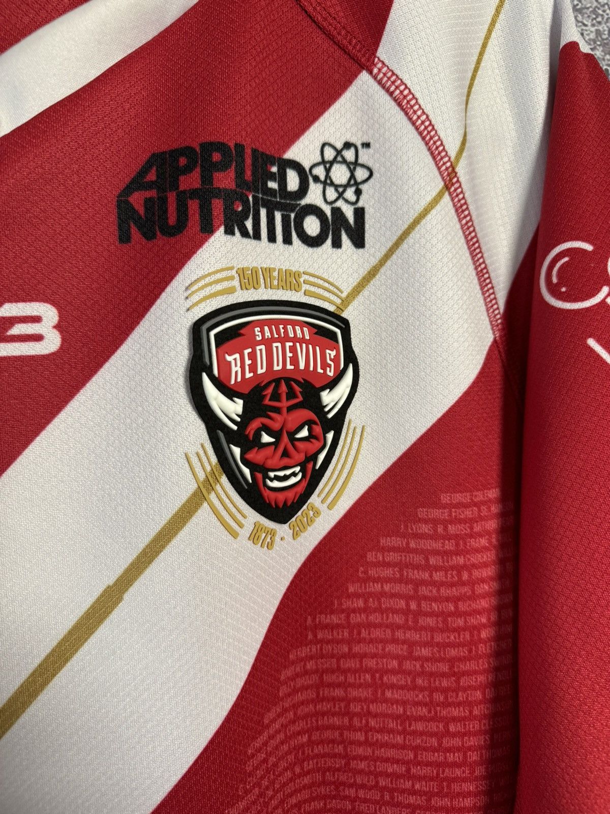 Vintage Salford Red Devils Rugby Jersey Men’s Size XL Size US XL / EU 56 / 4 - 9 Thumbnail